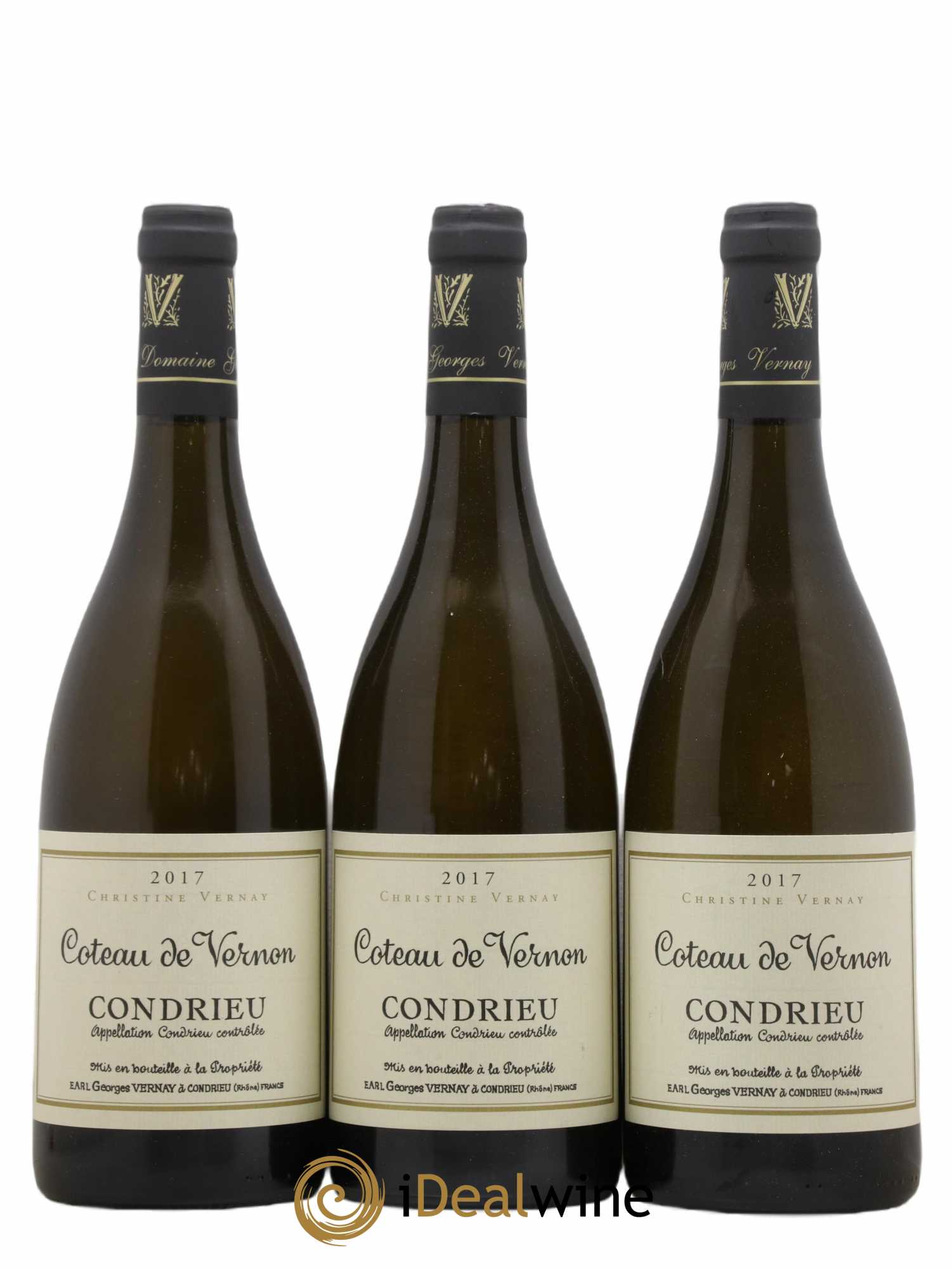 Condrieu Coteau de Vernon Georges Vernay 2017 - Lot de 3 bouteilles - 0