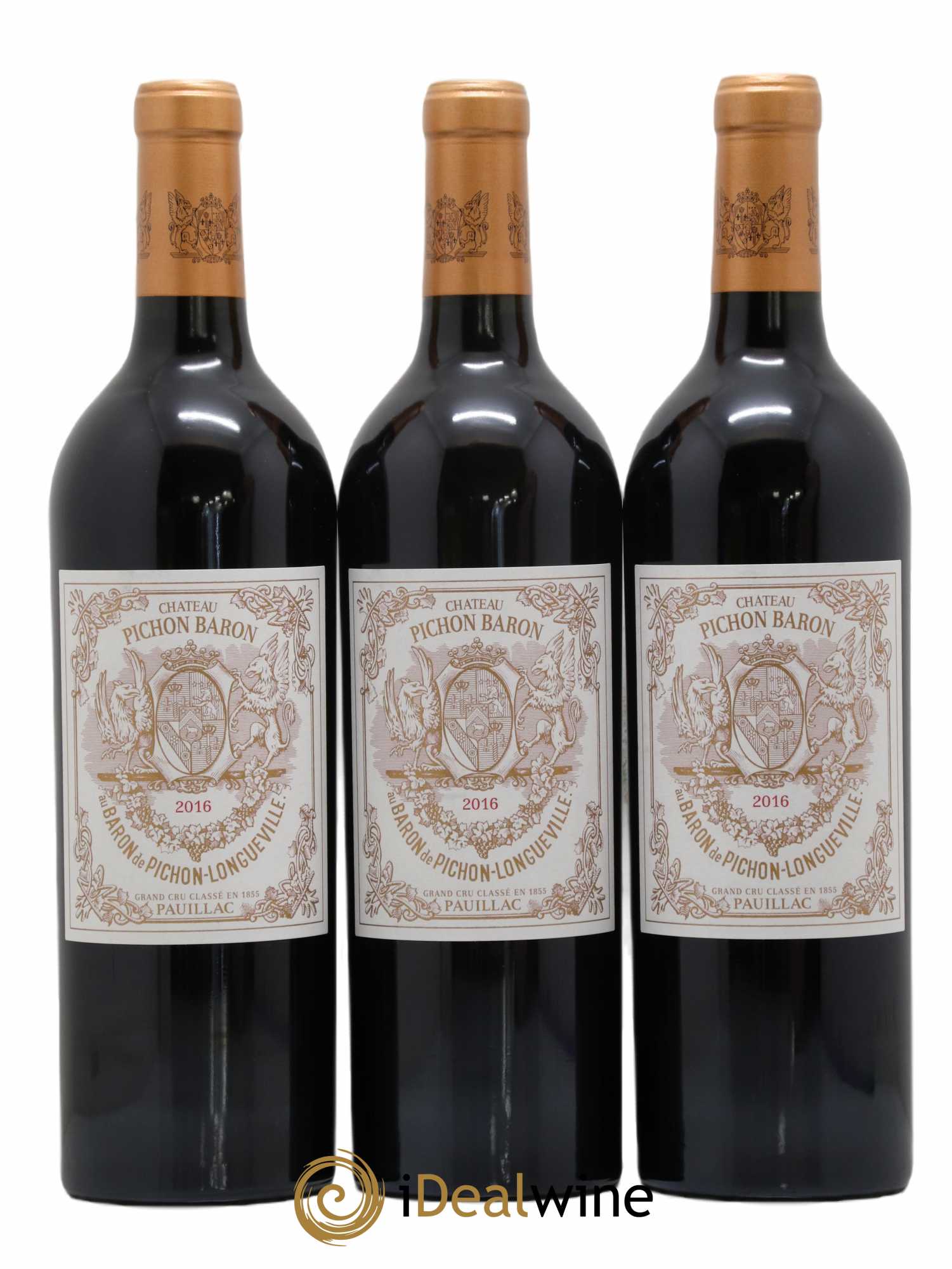 Pichon Longueville Baron 2ème Grand Cru Classé 2016 - Lot de 3 bouteilles - 0