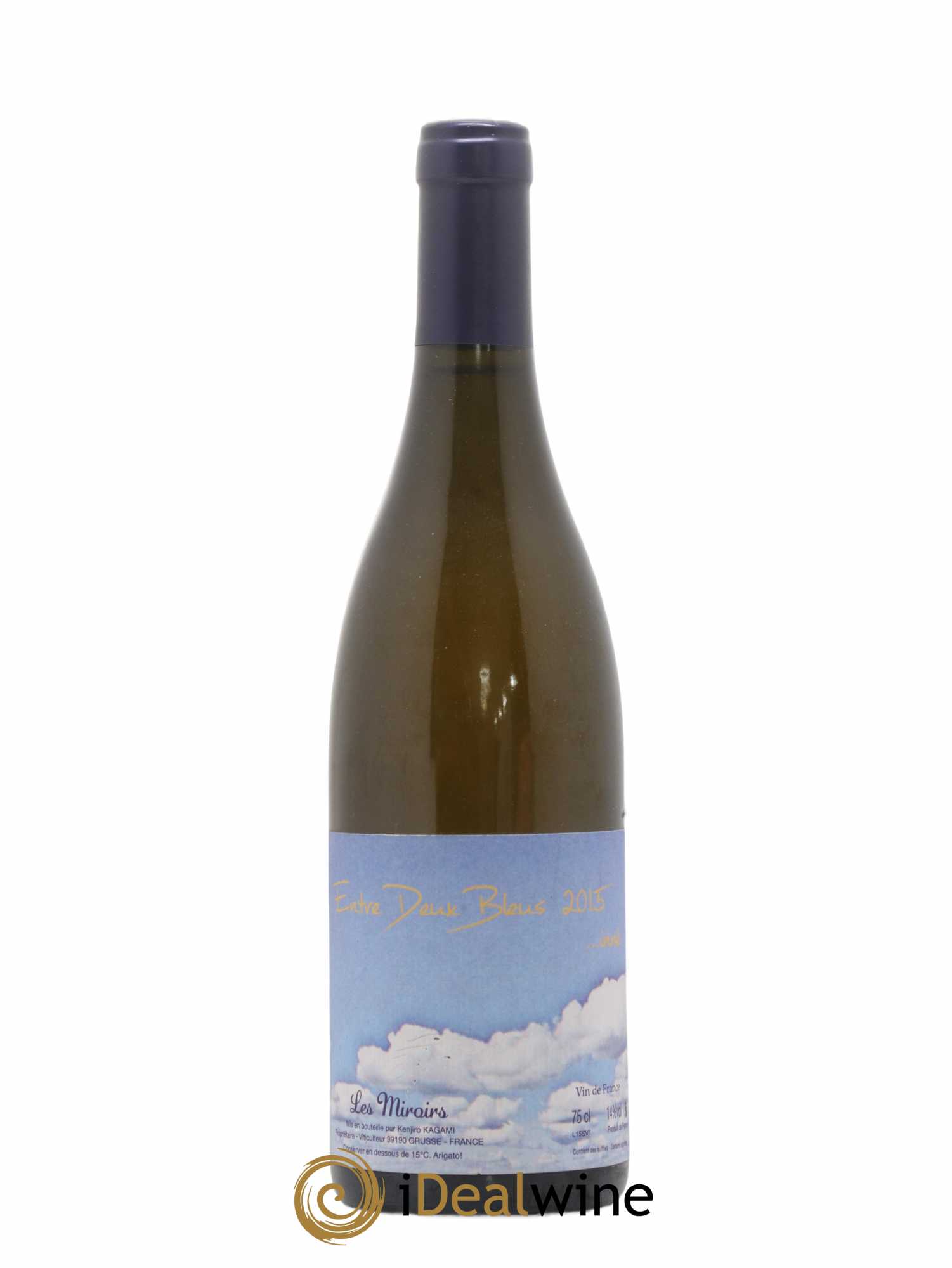 Vin de France Entre Deux Bleus Les saugettes Kenjiro Kagami - Domaine des Miroirs 2015 - Lot de 1 bouteille - 0