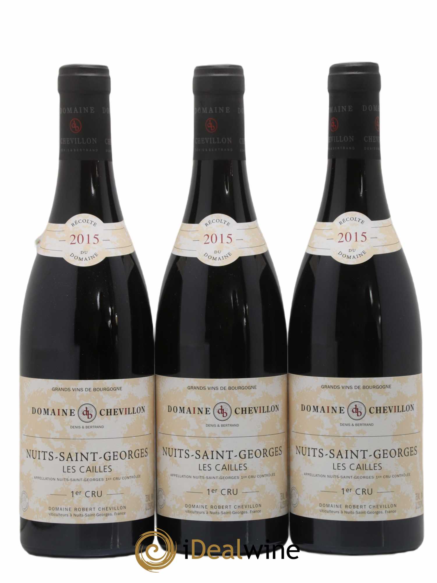 Nuits-Saint-Georges 1er Cru Les Cailles Robert Chevillon 2015 - Lot de 3 bouteilles - 0