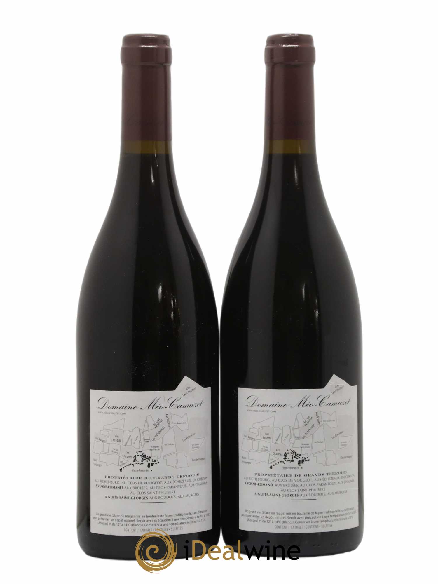 Clos de Vougeot Grand Cru Méo-Camuzet (Domaine) 2015 - Lot de 2 bouteilles - 1
