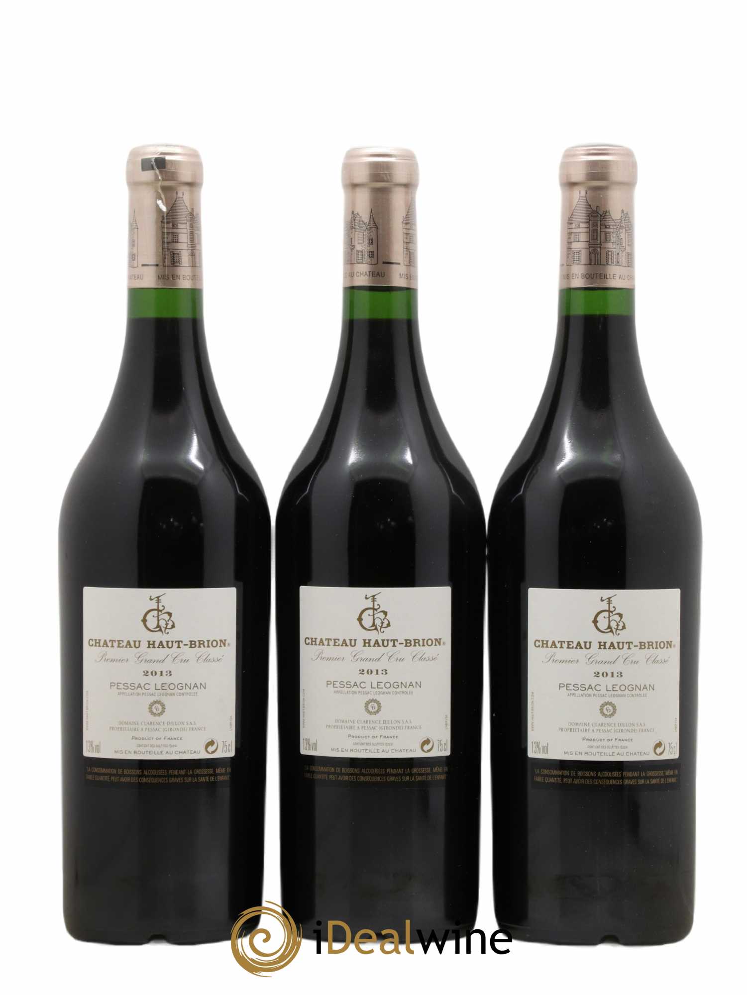 Château Haut Brion 1er Grand Cru Classé 2013 - Lot de 6 bouteilles - 2