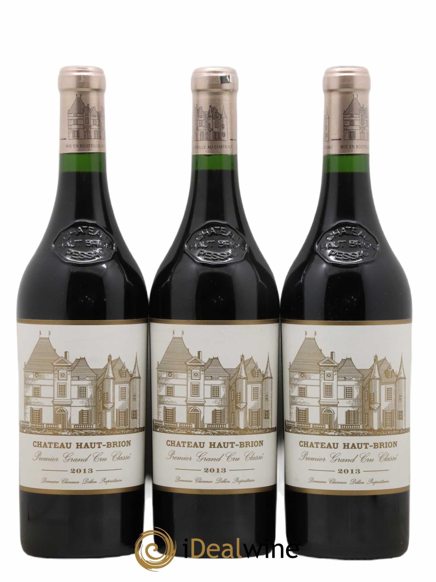 Château Haut Brion 1er Grand Cru Classé 2013 - Lot de 3 bouteilles - 0