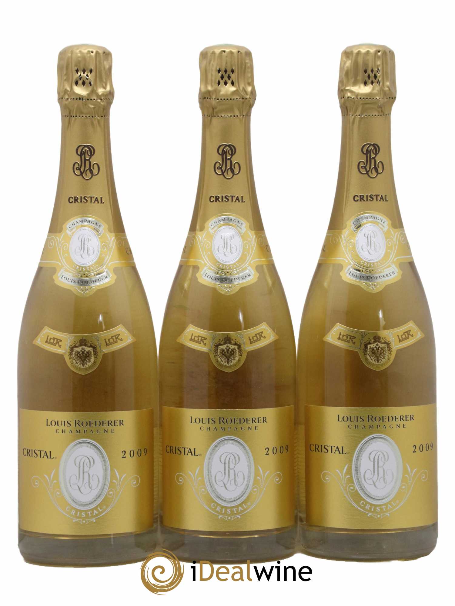 Cristal Louis Roederer 2009 - Lot de 3 bouteilles - 0