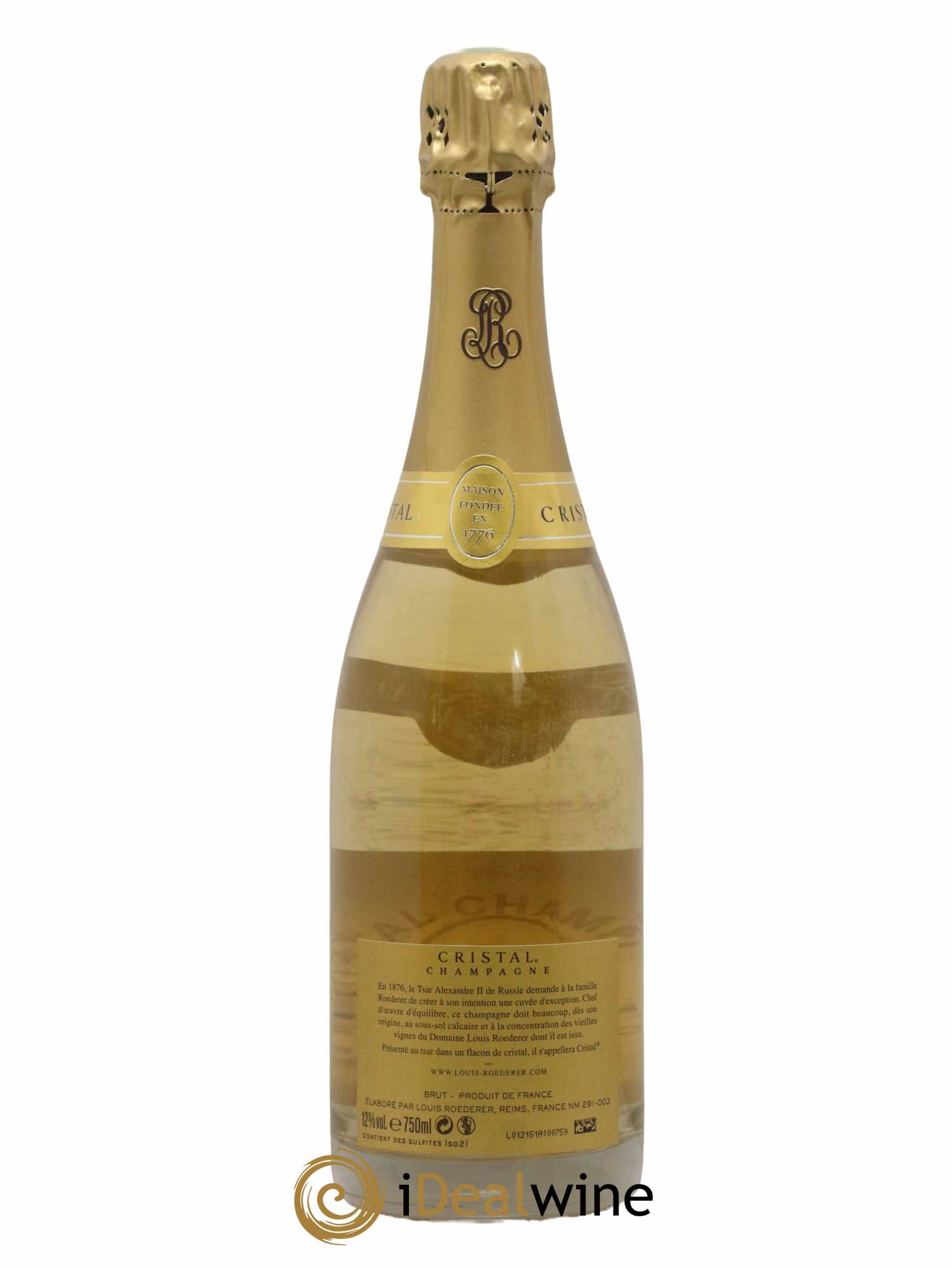 Cristal Louis Roederer 2009 - Lot de 1 bouteille - 1