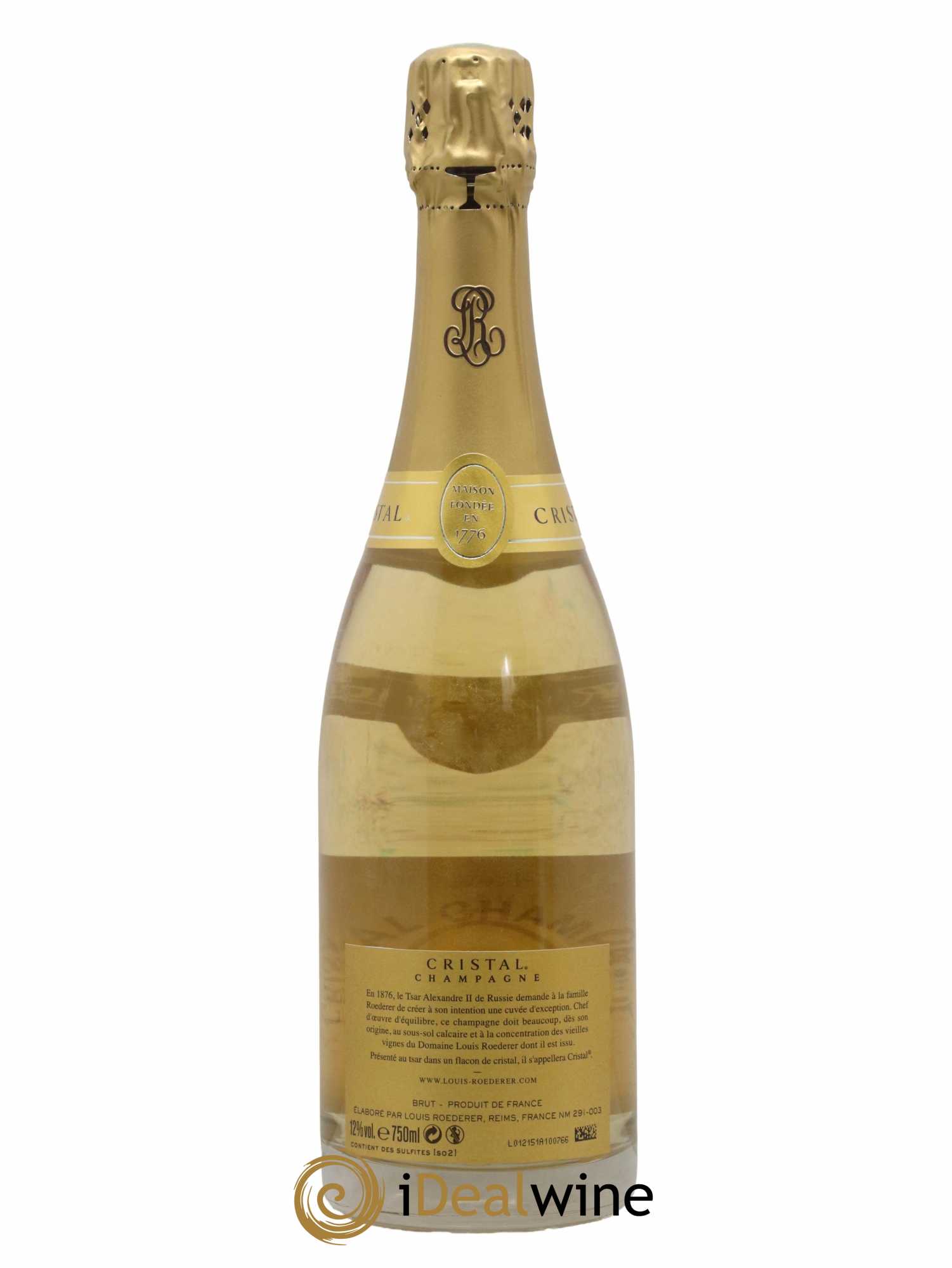 Cristal Louis Roederer 2009 - Lot de 1 bouteille - 1
