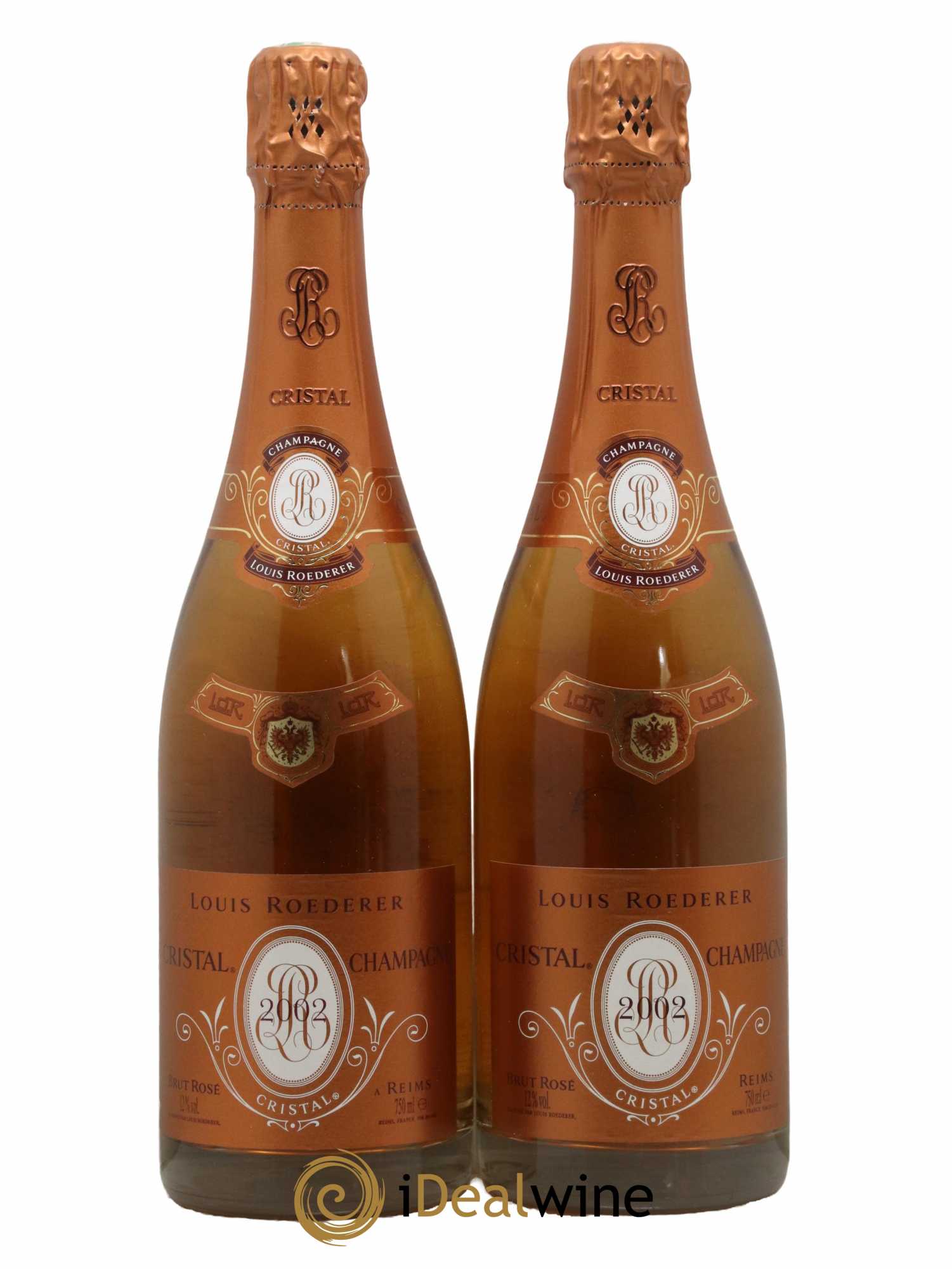 Cristal Louis Roederer 2002 - Lot de 2 bouteilles - 0