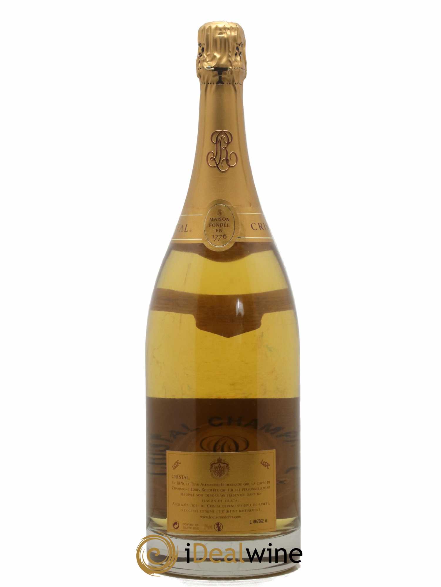 Cristal Louis Roederer 2002 - Lot of 1 magnum - 2