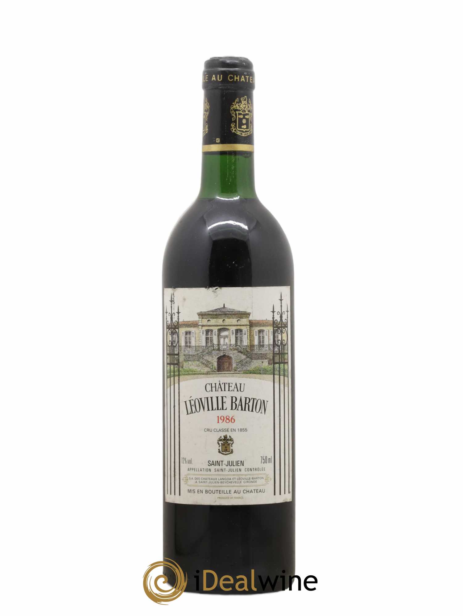Château Léoville Barton 2ème Grand Cru Classé 1986 - Lot de 1 bouteille - 0