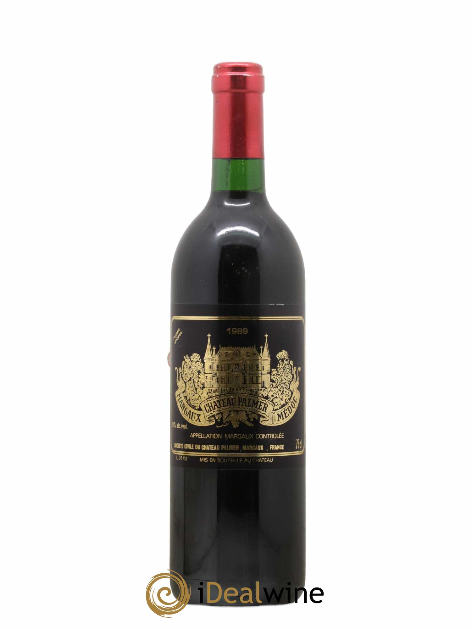 Château Palmer 3ème Grand Cru Classé 1989 - Lot de 1 bouteille - 0