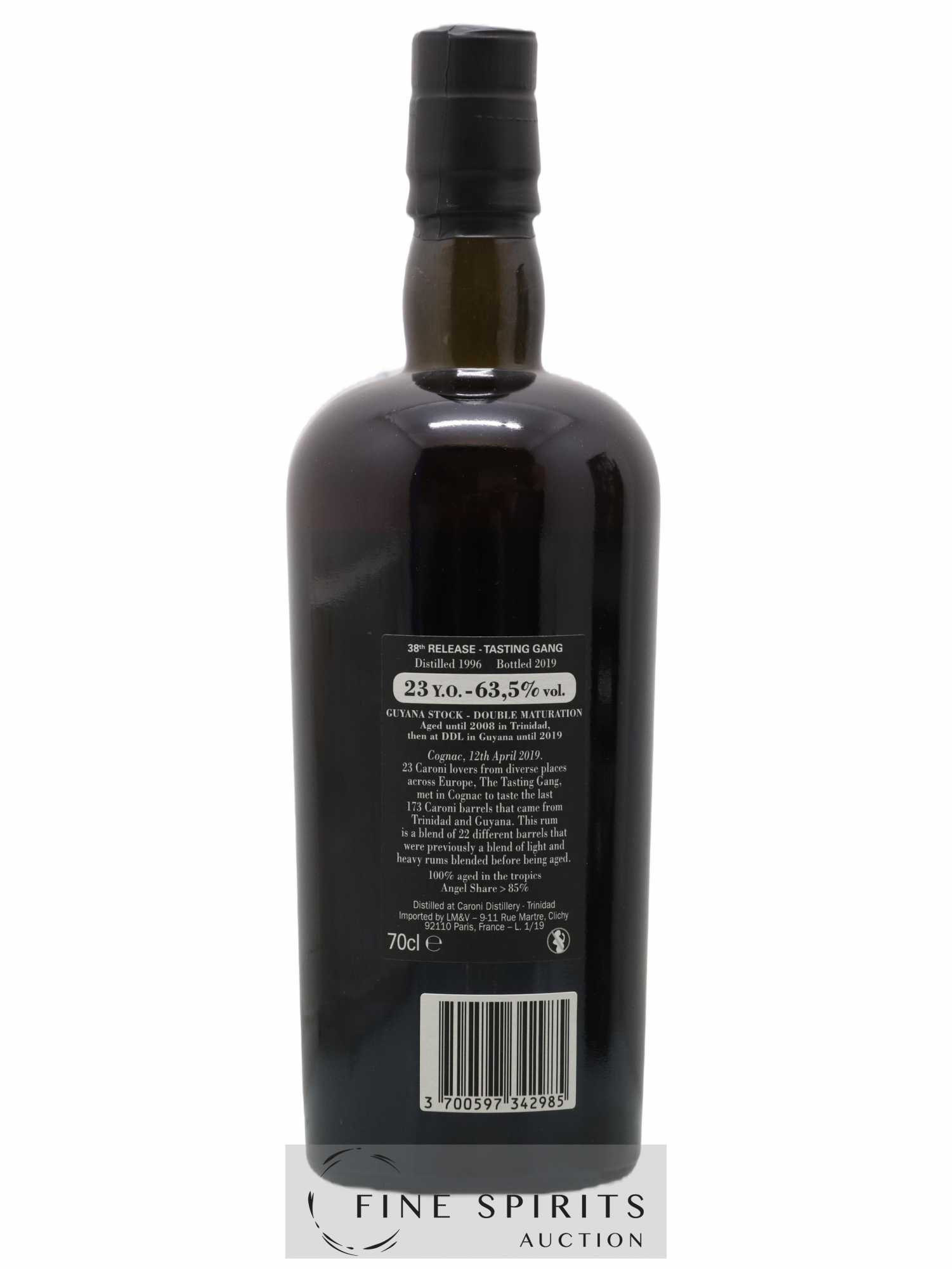 Caroni 23 years 1996 Velier Tasting Gang 38th Release - bottled 2019 Full Proof - Lot de 1 bouteille - 2