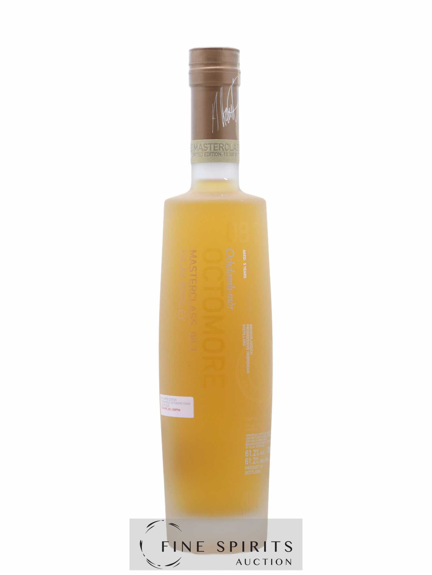 Octomore 5 years Of. Masterclass Edition 08.3 Islay Barley 2011 Limited Edition - Lot of 1 bottle - 1