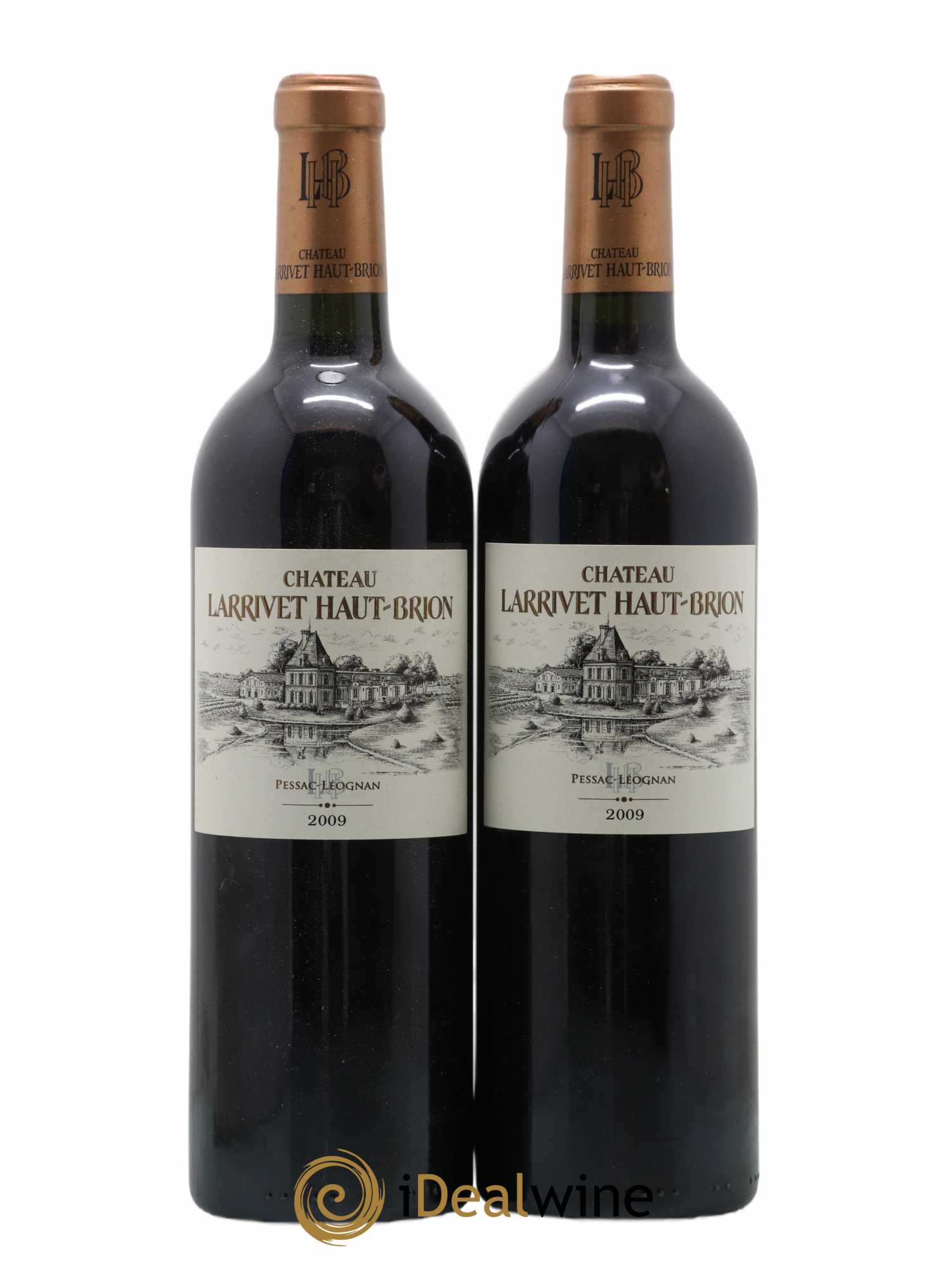 Château Larrivet Haut-Brion 2009 - Lot de 2 bouteilles - 0