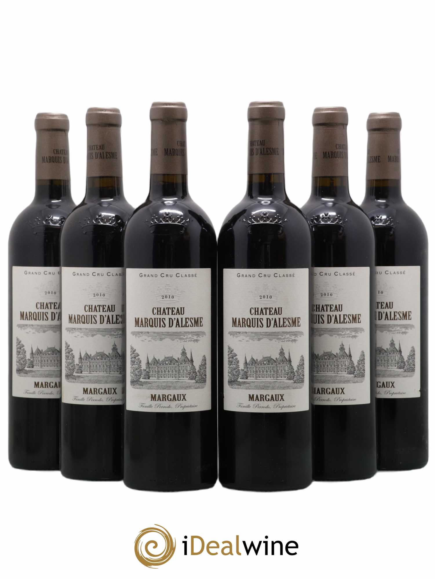 Château Marquis d'Alesme 2010 - Lot de 6 bouteilles - 0