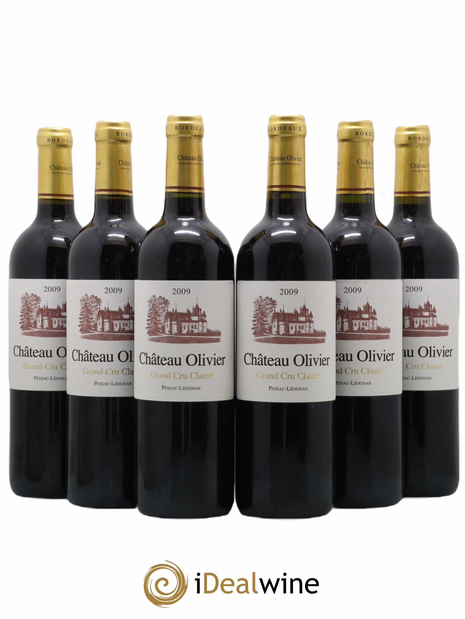 Château Olivier Cru Classé de Graves 2009 - Lot de 6 bouteilles - 0