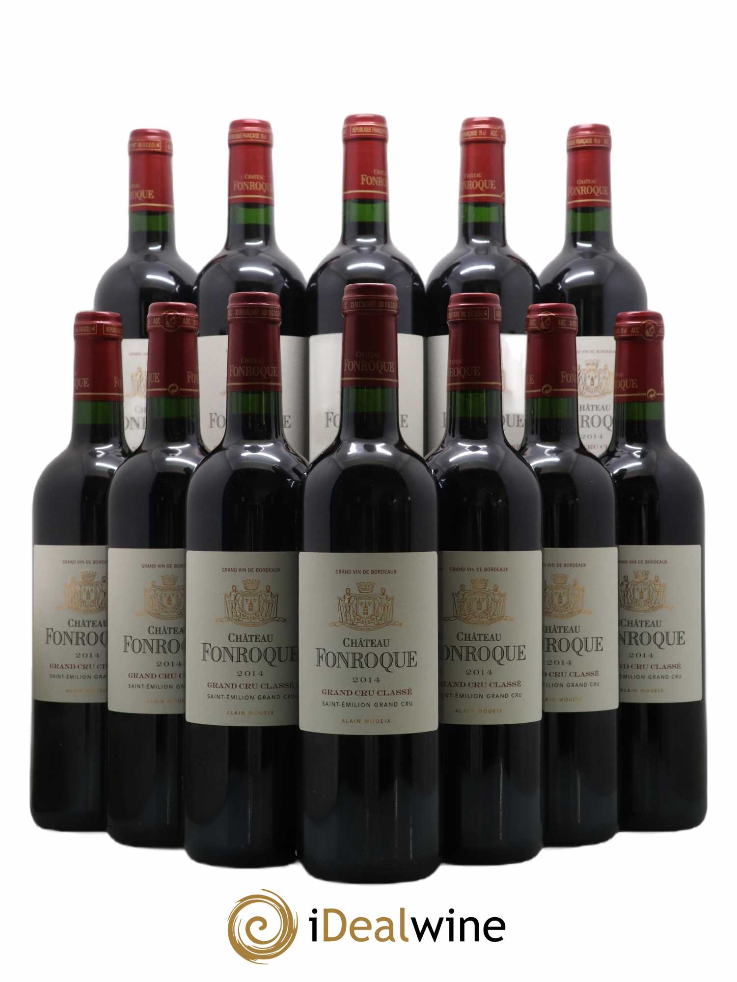 Château Fonroque Grand Cru Classé 2014 - Lot de 12 bouteilles - 0