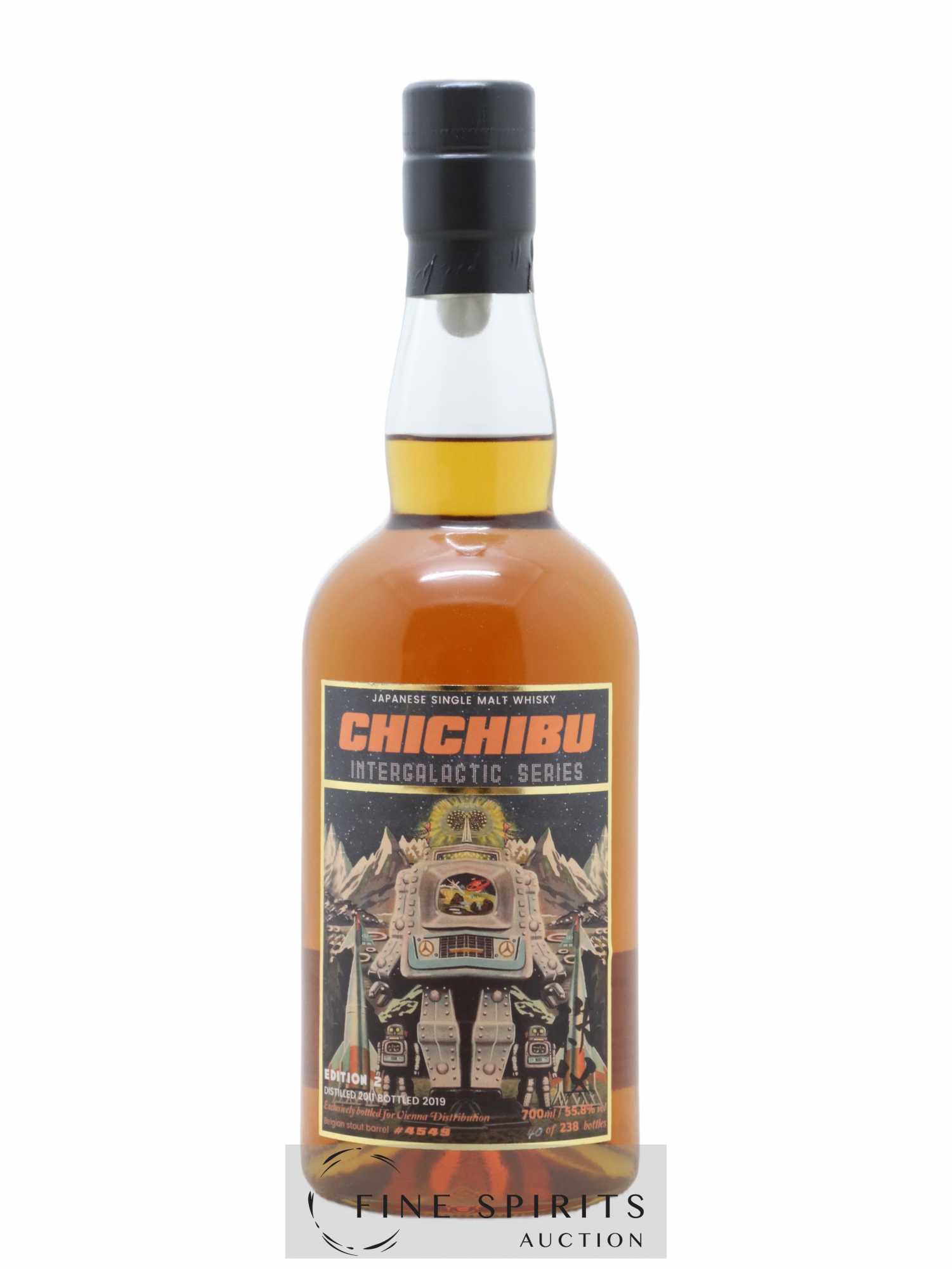 Chichibu Of. Intergalactic Series - Edition 2 Cask n°4549 - One of 238 - bottled 2019 Salud Distribution - Lot of 1 bottle - 1