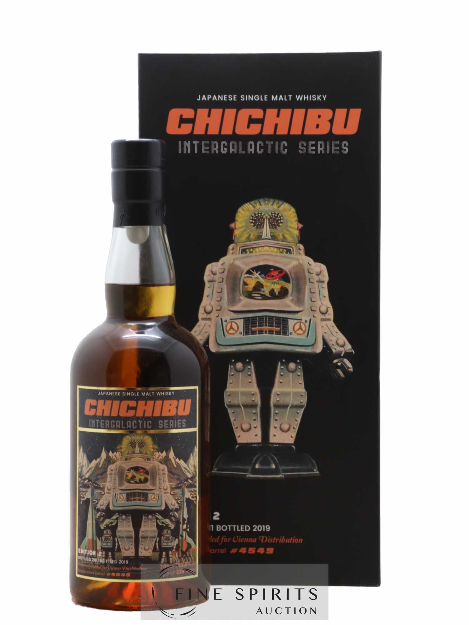 Chichibu Of. Intergalactic Series - Edition 2 Cask n°4549 - One of 238 - bottled 2019 Salud Distribution - Lot of 1 bottle - 0