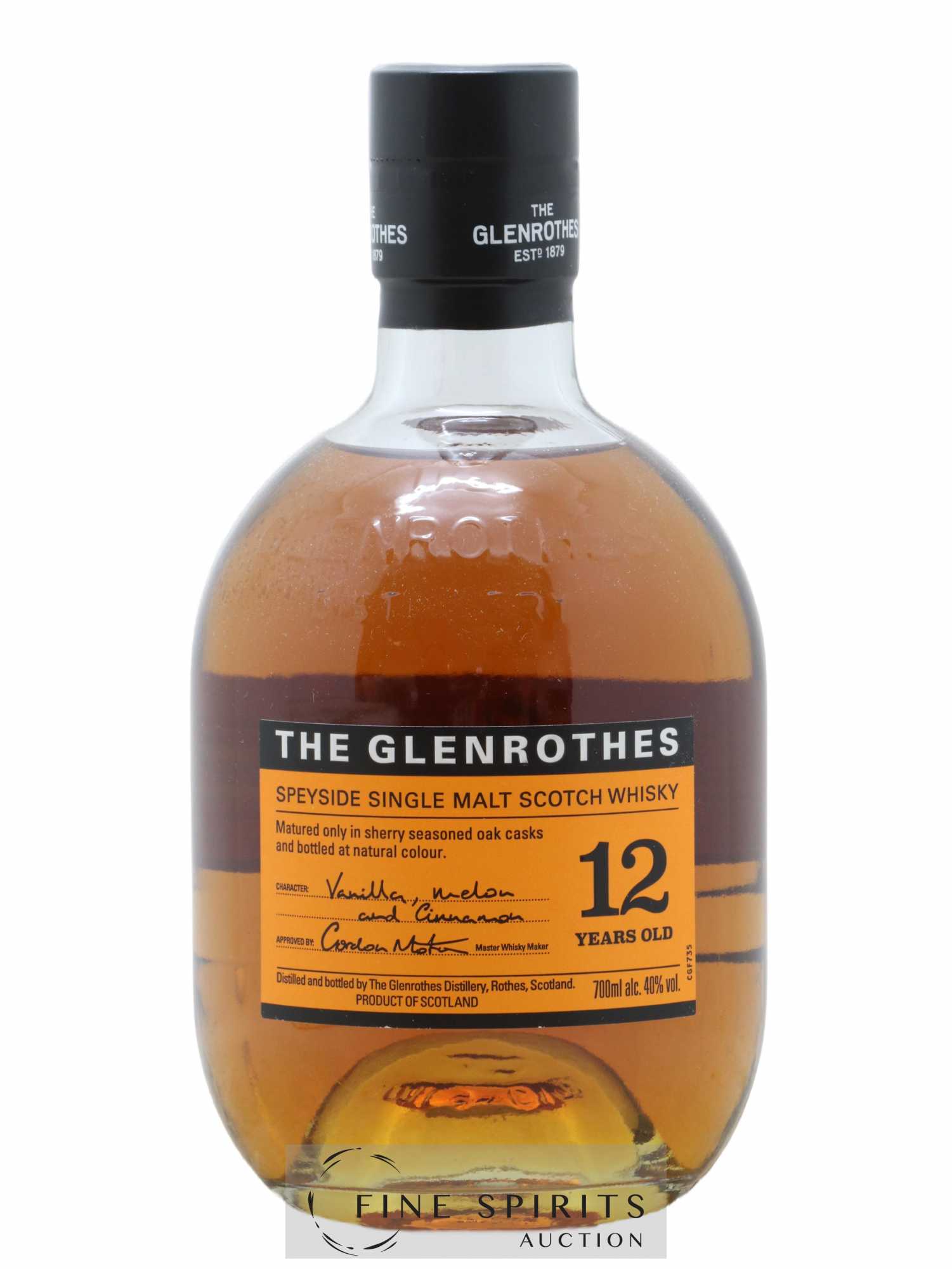 Glenrothes 12 years Of. - Lot de 1 bouteille - 0