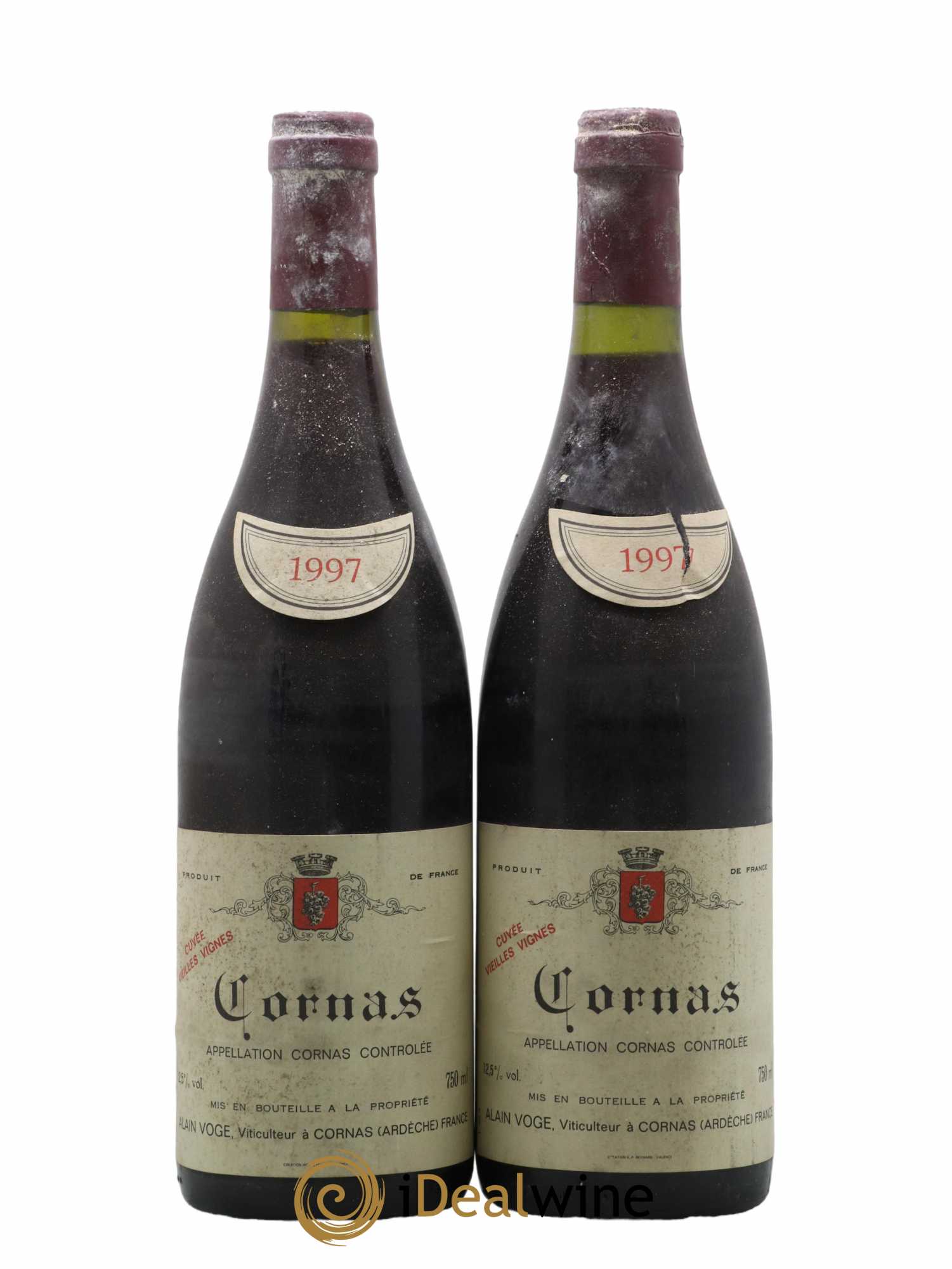 Cornas Les Vieilles Vignes Alain Voge (Domaine) 1997 - Lot de 2 bouteilles - 0