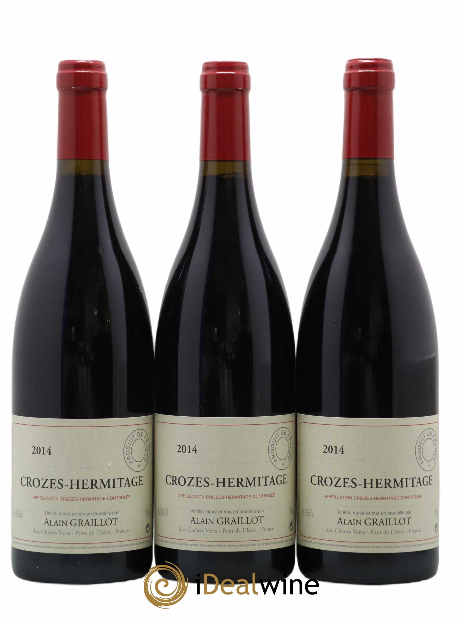 Crozes-Hermitage Domaine Graillot 2014 - Lot de 3 bouteilles - 0