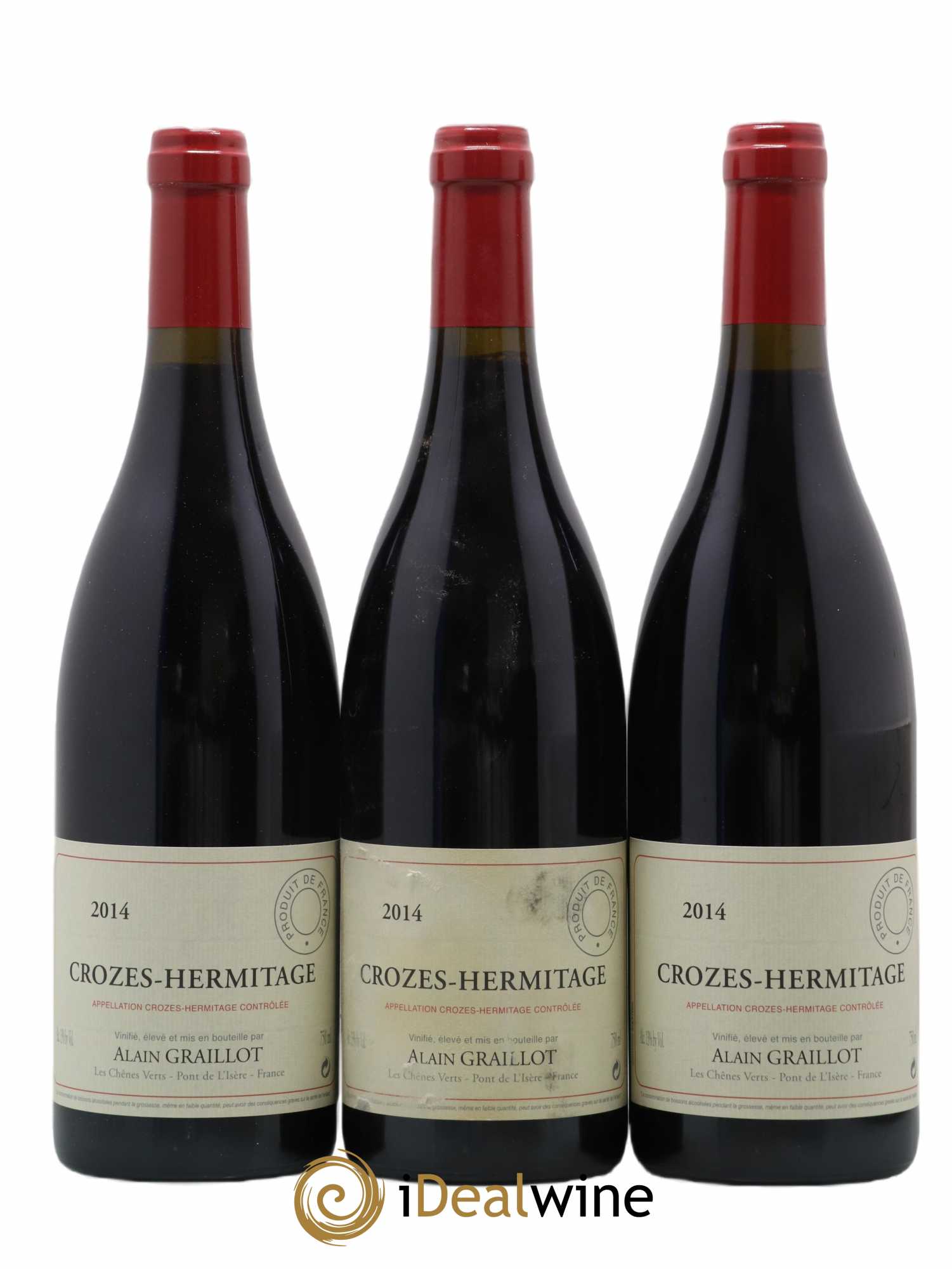 Crozes-Hermitage Domaine Graillot 2014 - Lot de 3 bouteilles - 0