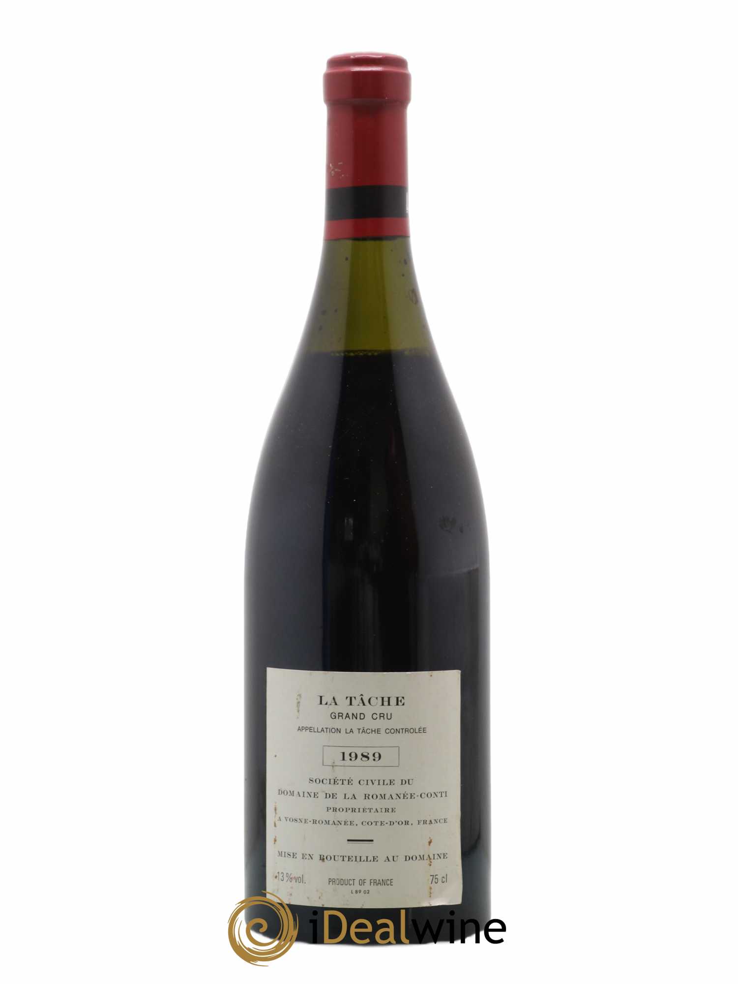 La Tâche Grand Cru Domaine de la Romanée-Conti 1989 - Lot de 1 bouteille - 1
