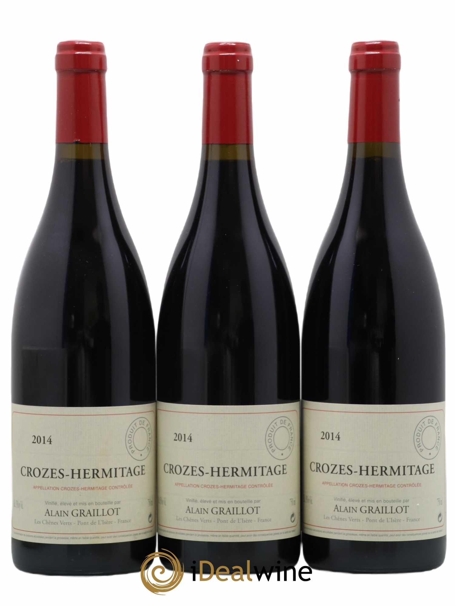 Crozes-Hermitage Domaine Graillot 2014 - Lot de 3 bouteilles - 0