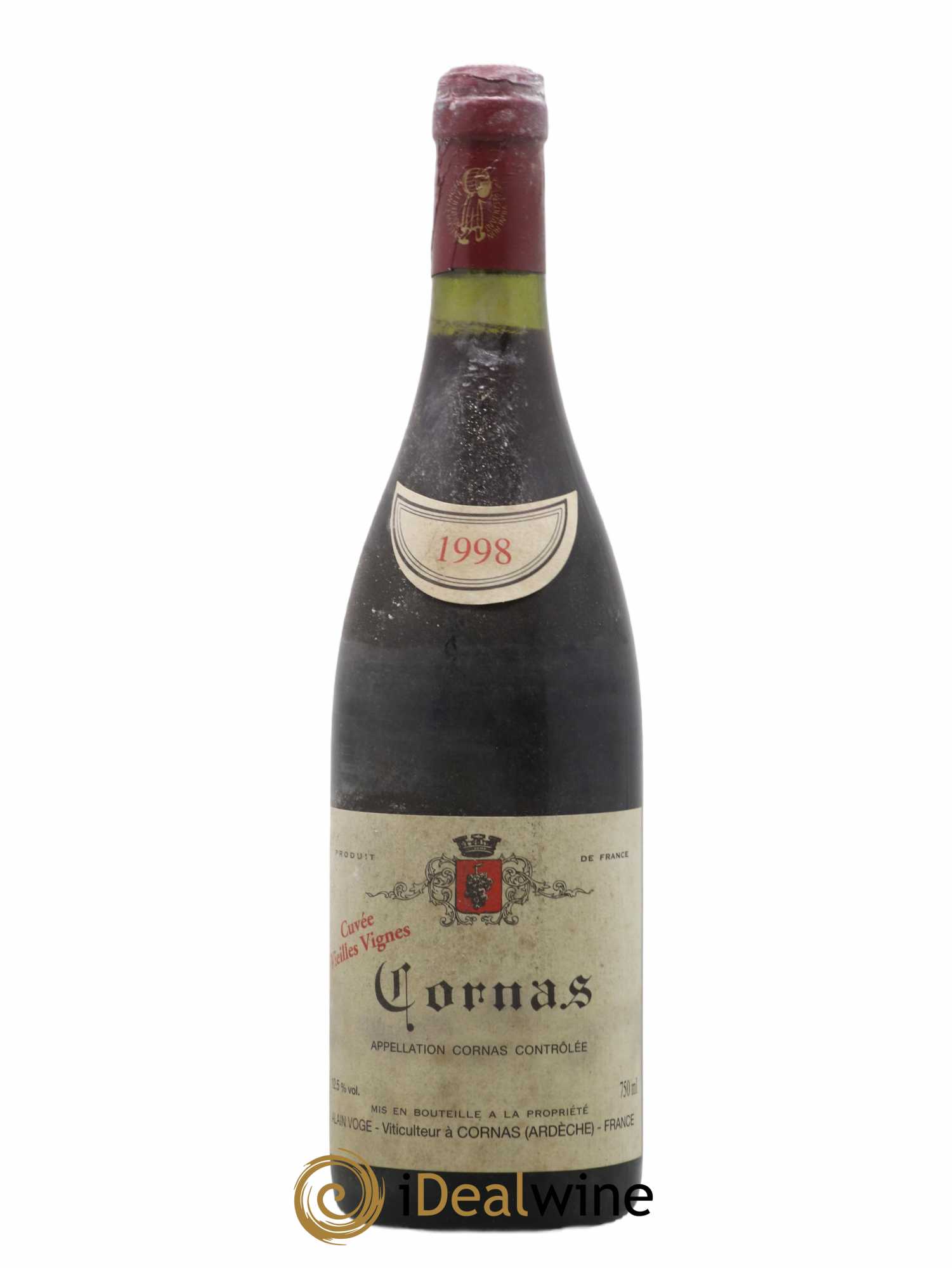Cornas Les Vieilles Vignes Alain Voge (Domaine) 1998 - Lot de 1 bouteille - 0