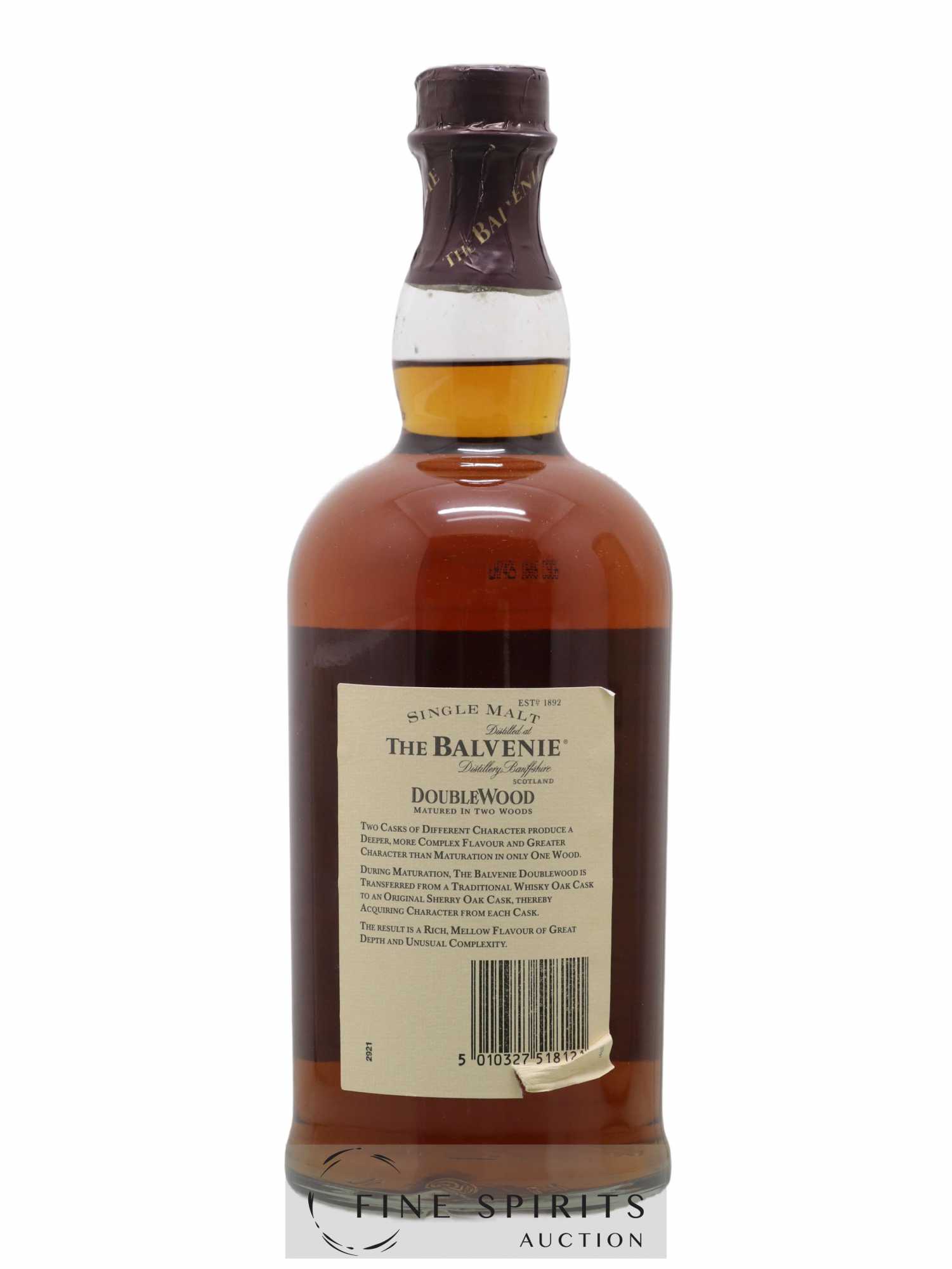 Balvenie (The) 12 years Of. Double Wood (1L) - Lot of 1 bottle - 2