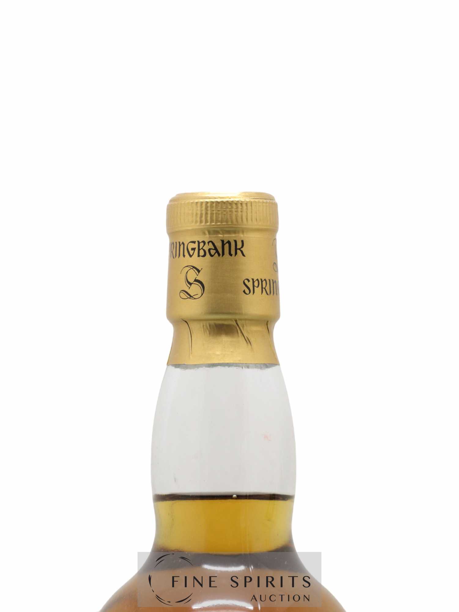 Springbank 15 years Of. Parchment Label - Lot of 1 bottle - 3