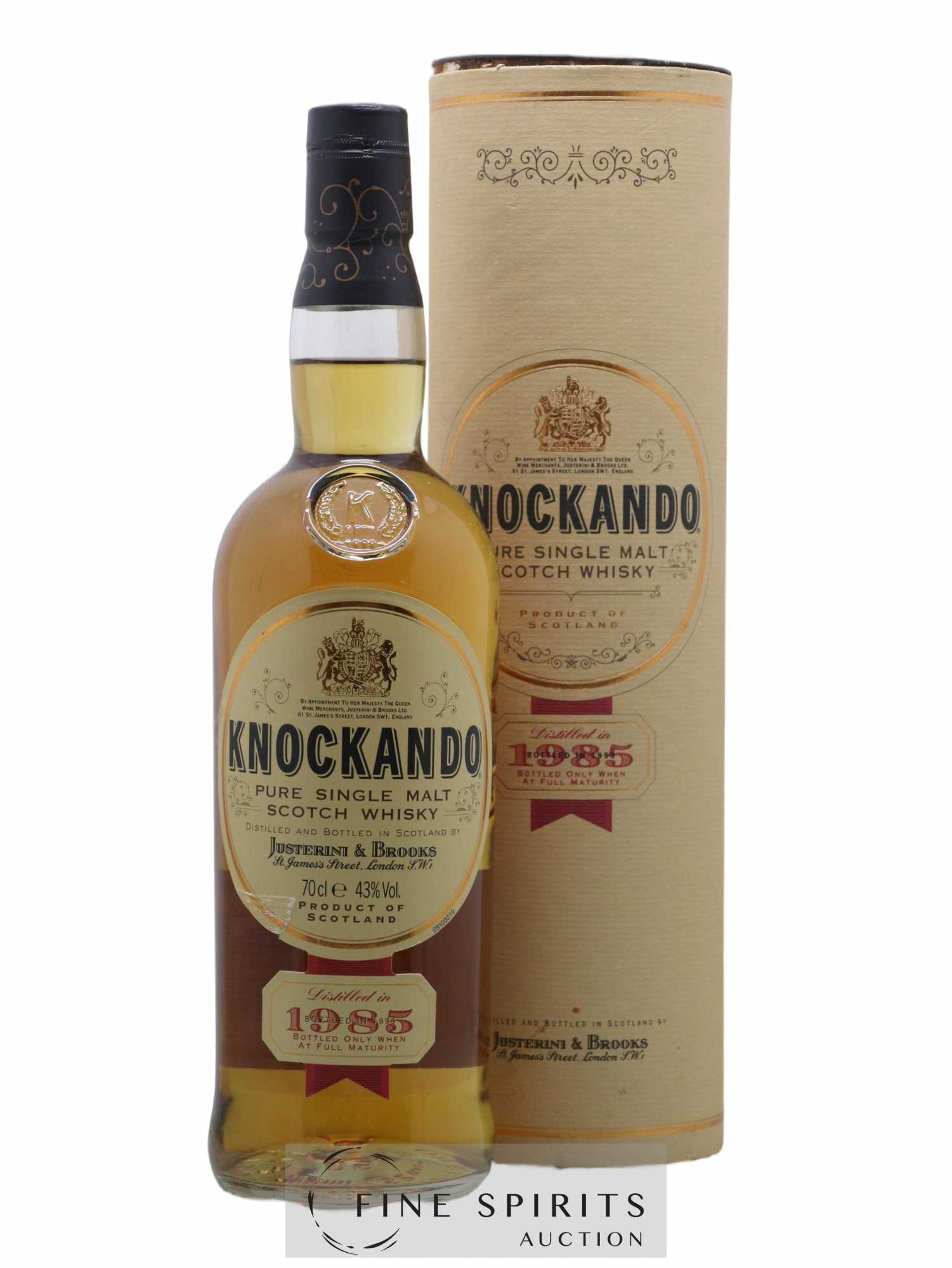 Knockando 1985 Of. bottled 1999 - Lot de 1 bouteille - 0