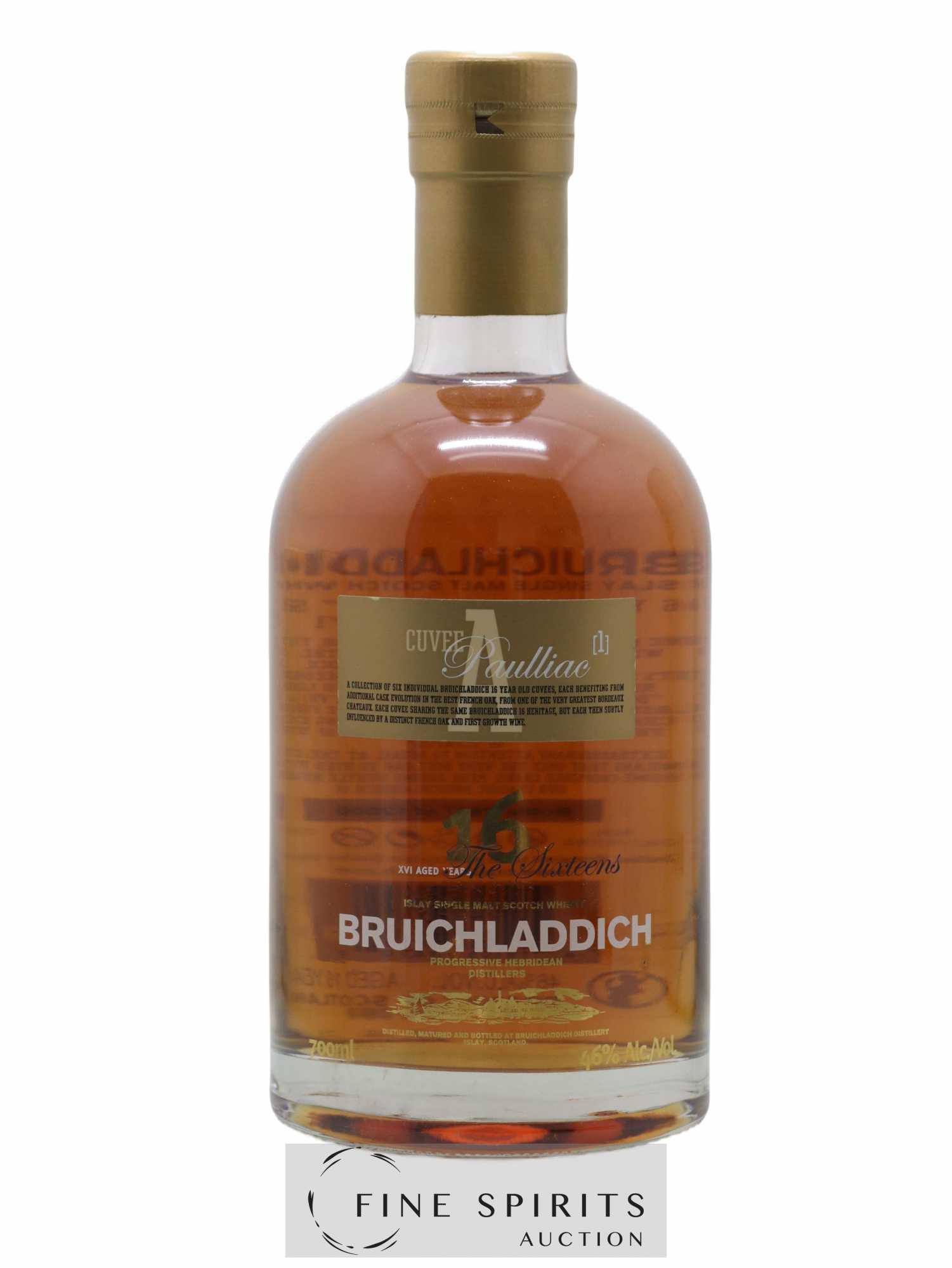 Bruichladdich 16 years Of. Cuvée A Pauillac One of 12000 The Sixteens - Lot de 1 bouteille - 1