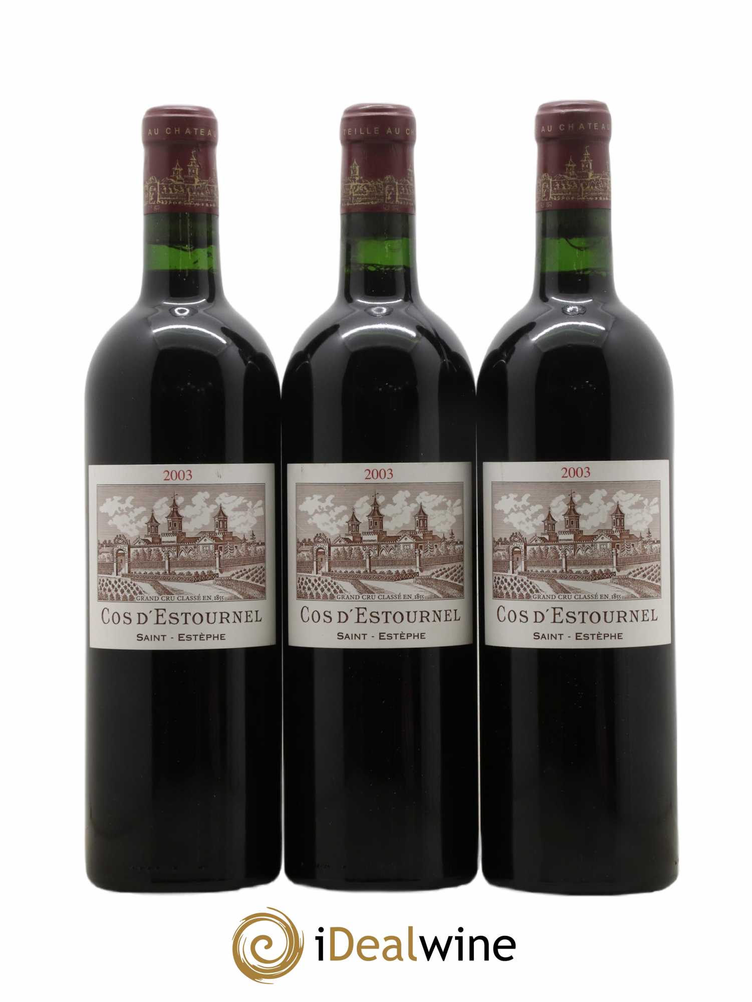 Cos d'Estournel 2ème Grand Cru Classé 2003 - Lot de 3 bouteilles - 0
