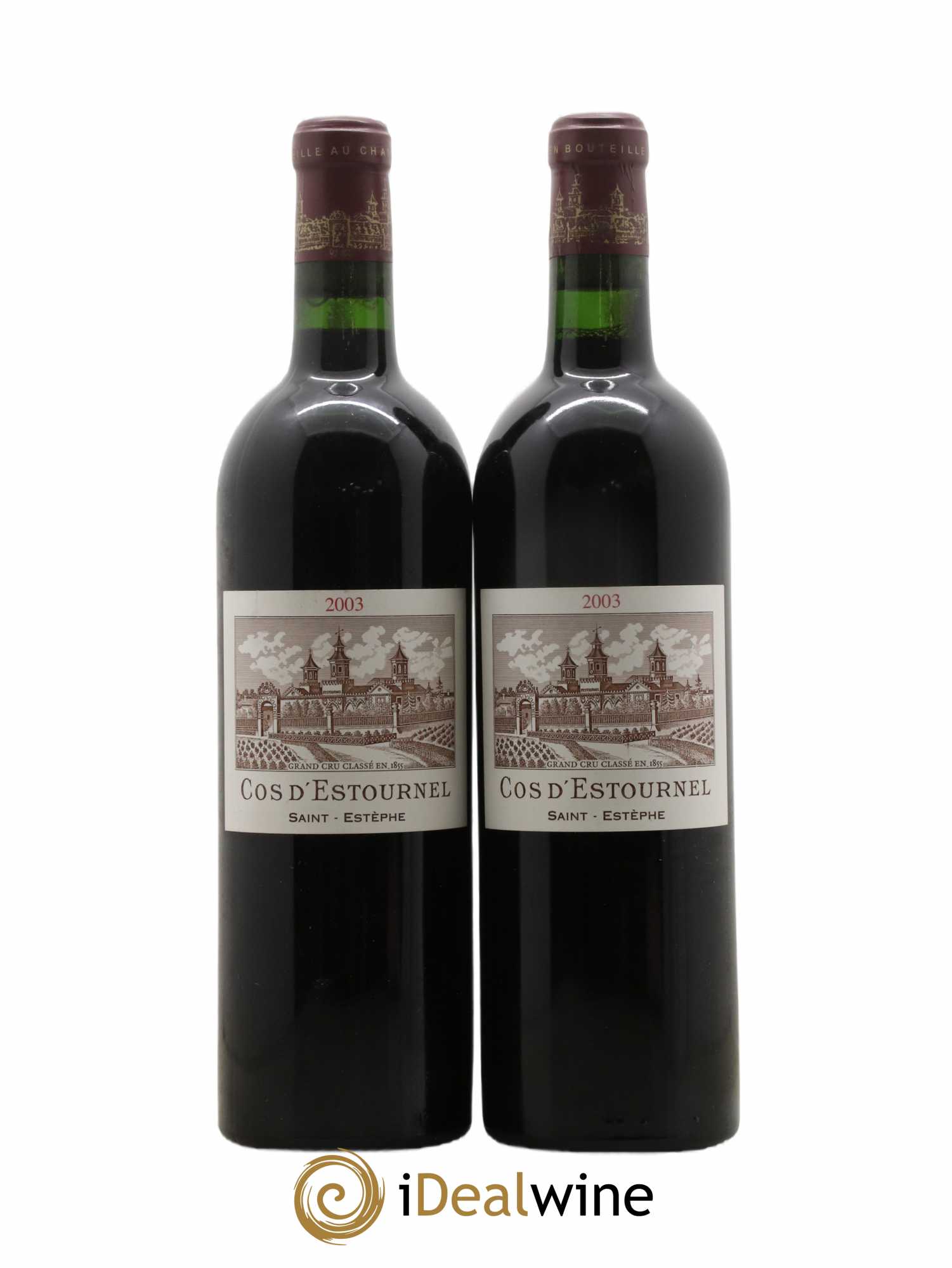 Cos d'Estournel 2ème Grand Cru Classé 2003 - Lot de 2 bouteilles - 0
