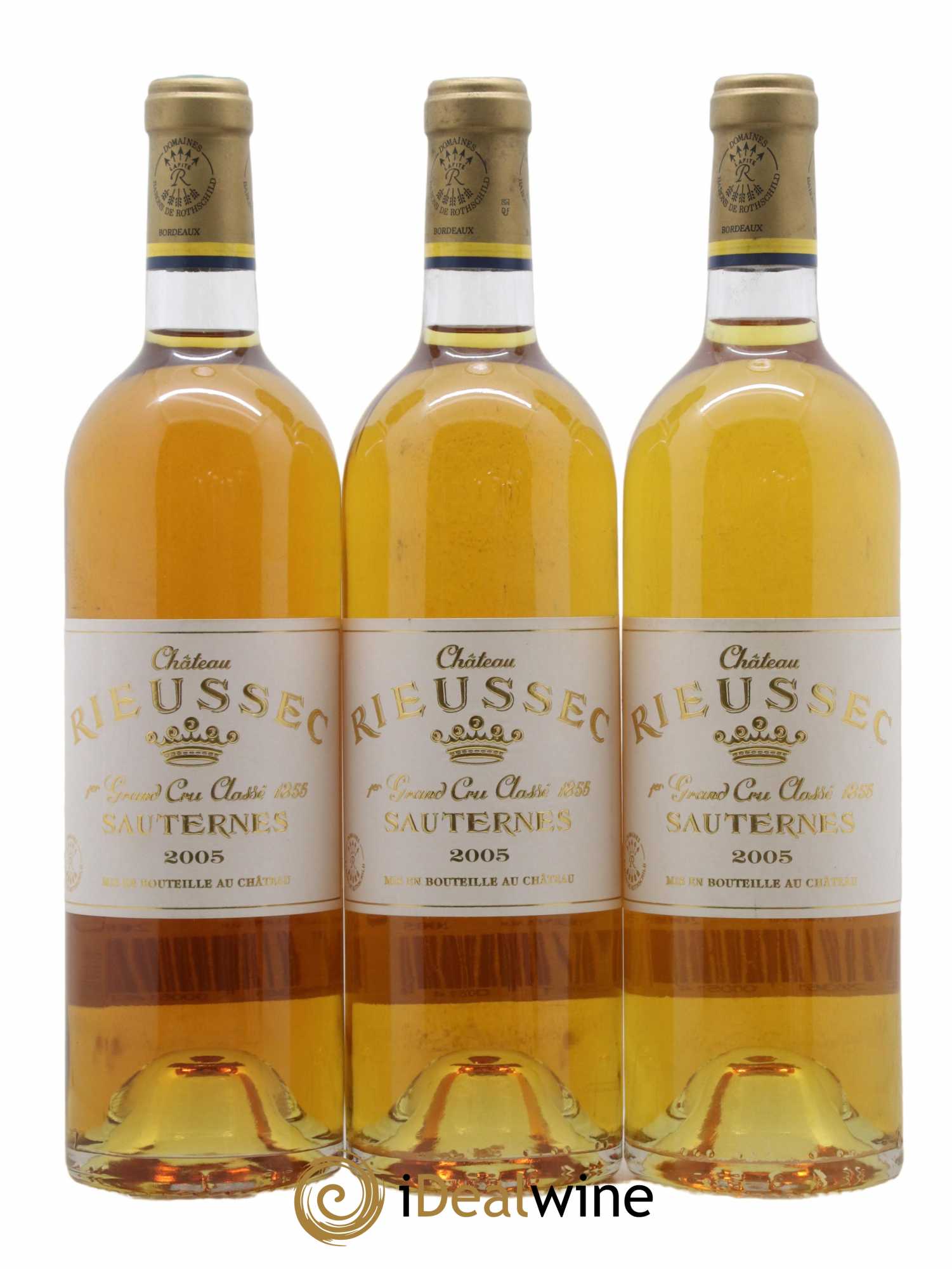 Château Rieussec 1er Grand Cru Classé 2005 - Lotto di 3 bottiglie - 0