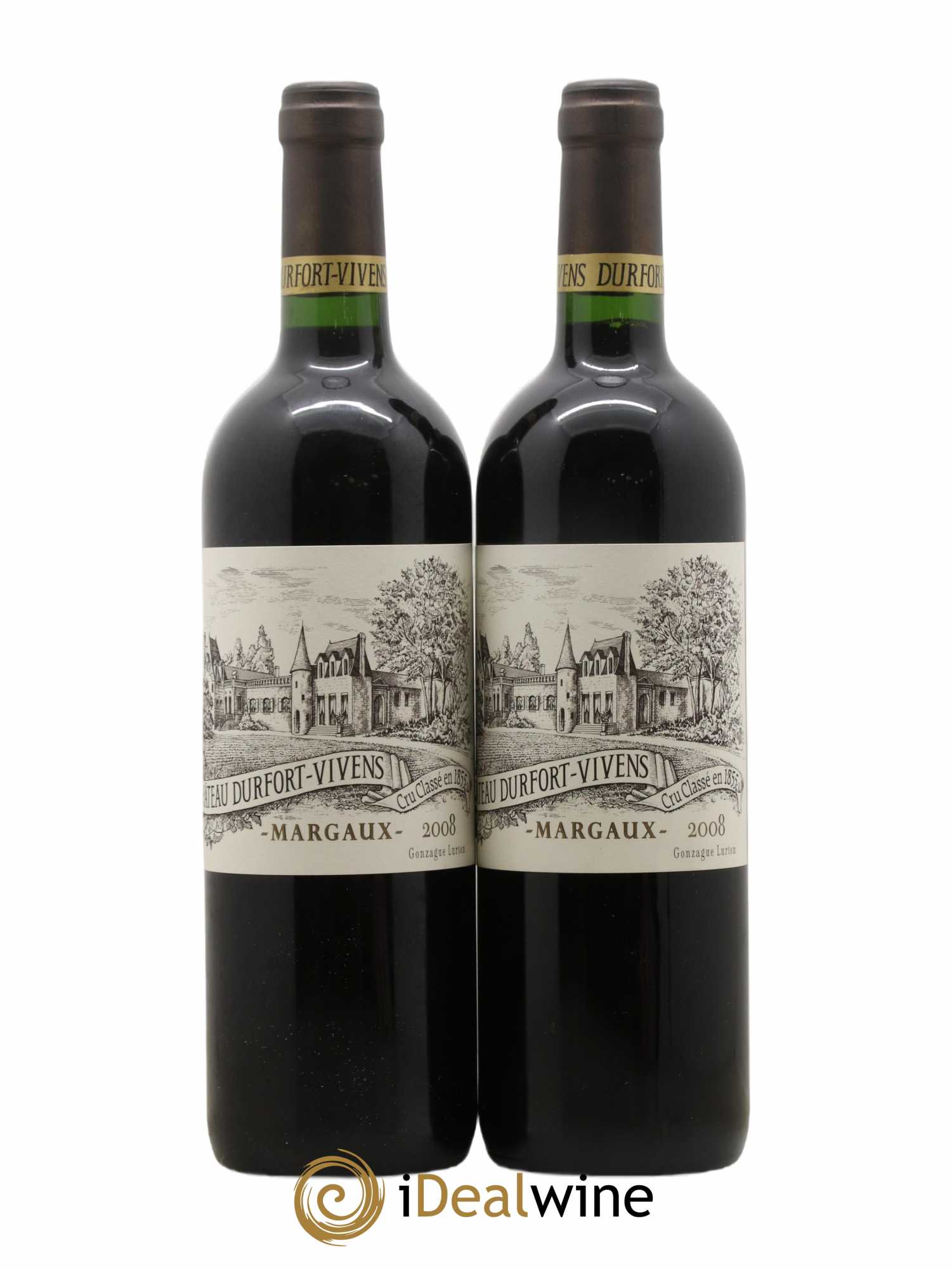 Château Durfort Vivens 2ème Grand Cru Classé 2008 - Lot de 2 bouteilles - 0