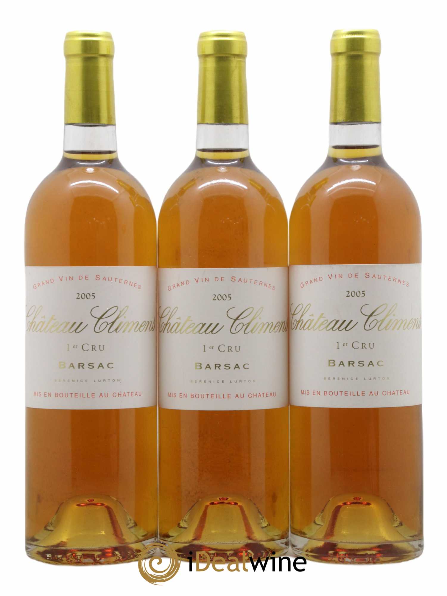 Château Climens 1er Grand Cru Classé 2005 - Lotto di 3 bottiglie - 0