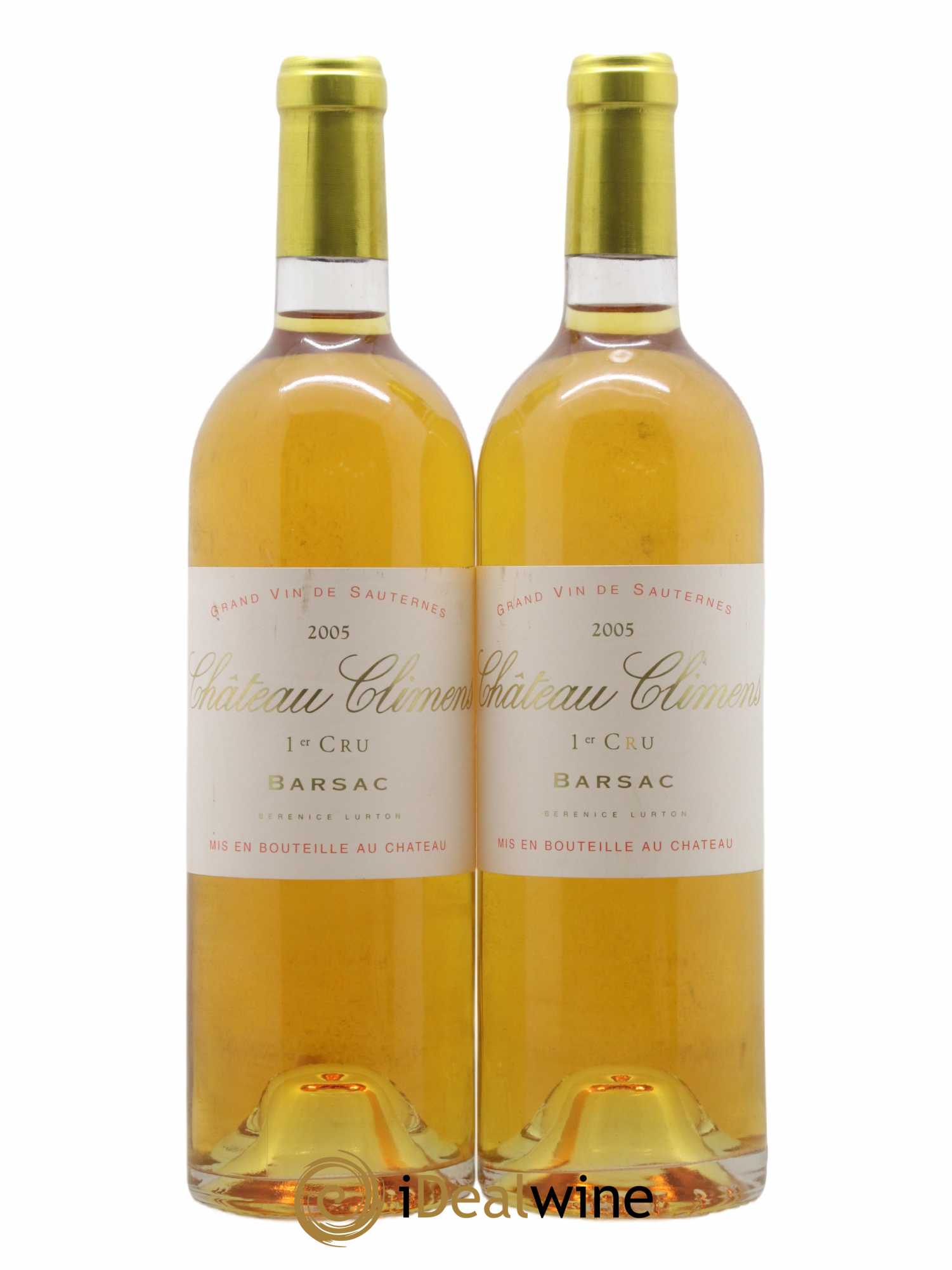 Château Climens 1er Grand Cru Classé 2005 - Lotto di 2 bottiglie - 0