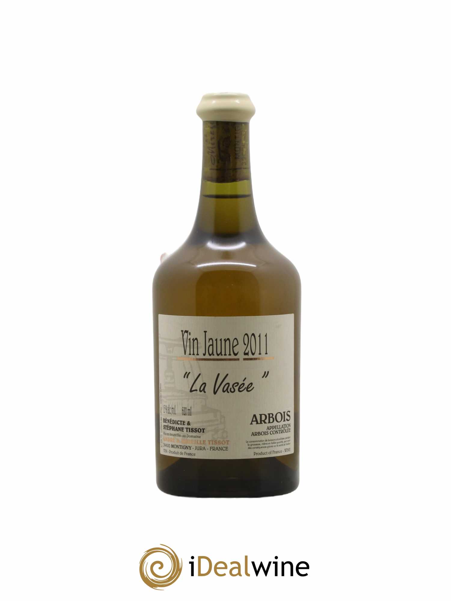 Arbois Vin jaune La Vasée Bénédicte et Stéphane Tissot 2011 - Lot de 1 bouteille - 0