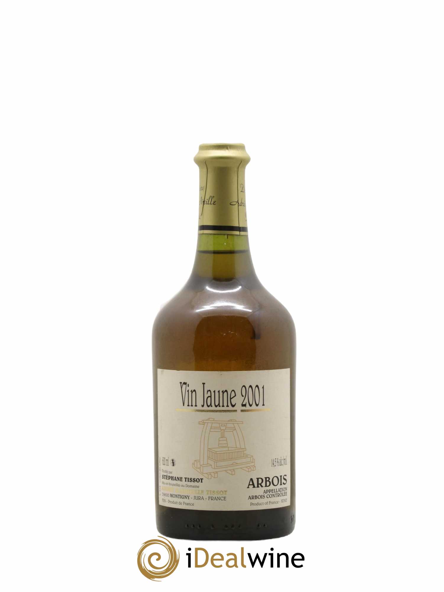 Arbois Vin Jaune Stéphane Tissot 2001 - Lot de 1 bouteille - 0