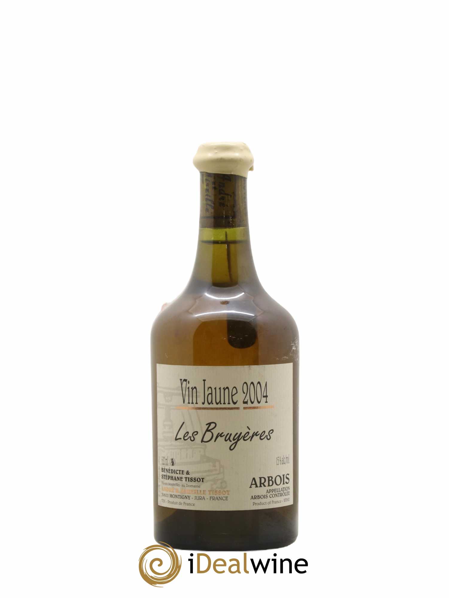 Arbois Vin Jaune Les Bruyères Bénédicte et Stéphane Tissot 2004 - Lot de 1 bouteille - 0