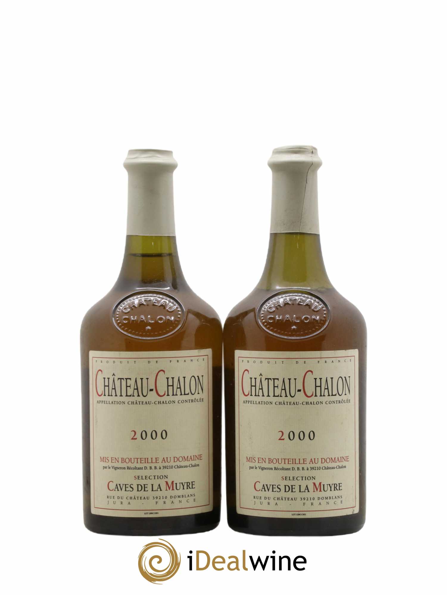 Château-Chalon Caves De La Muyre 2000 - Lot de 2 bouteilles - 0