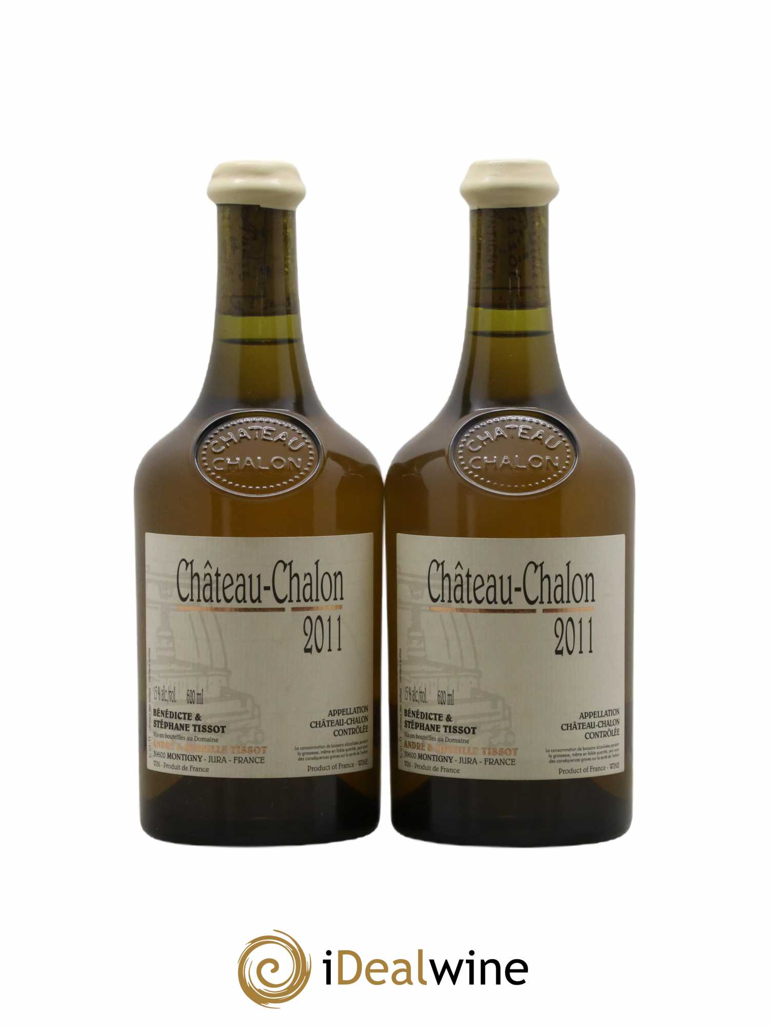 Château-Chalon Bénédicte et Stéphane Tissot 2011 - Lot de 2 bouteilles - 0