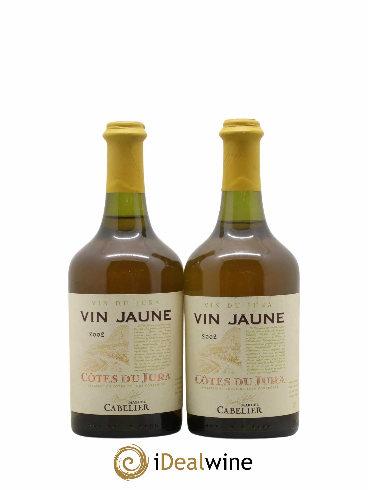 Côtes du Jura Vin Jaune Cabelier 2002 - Lot de 2 bouteilles - 0