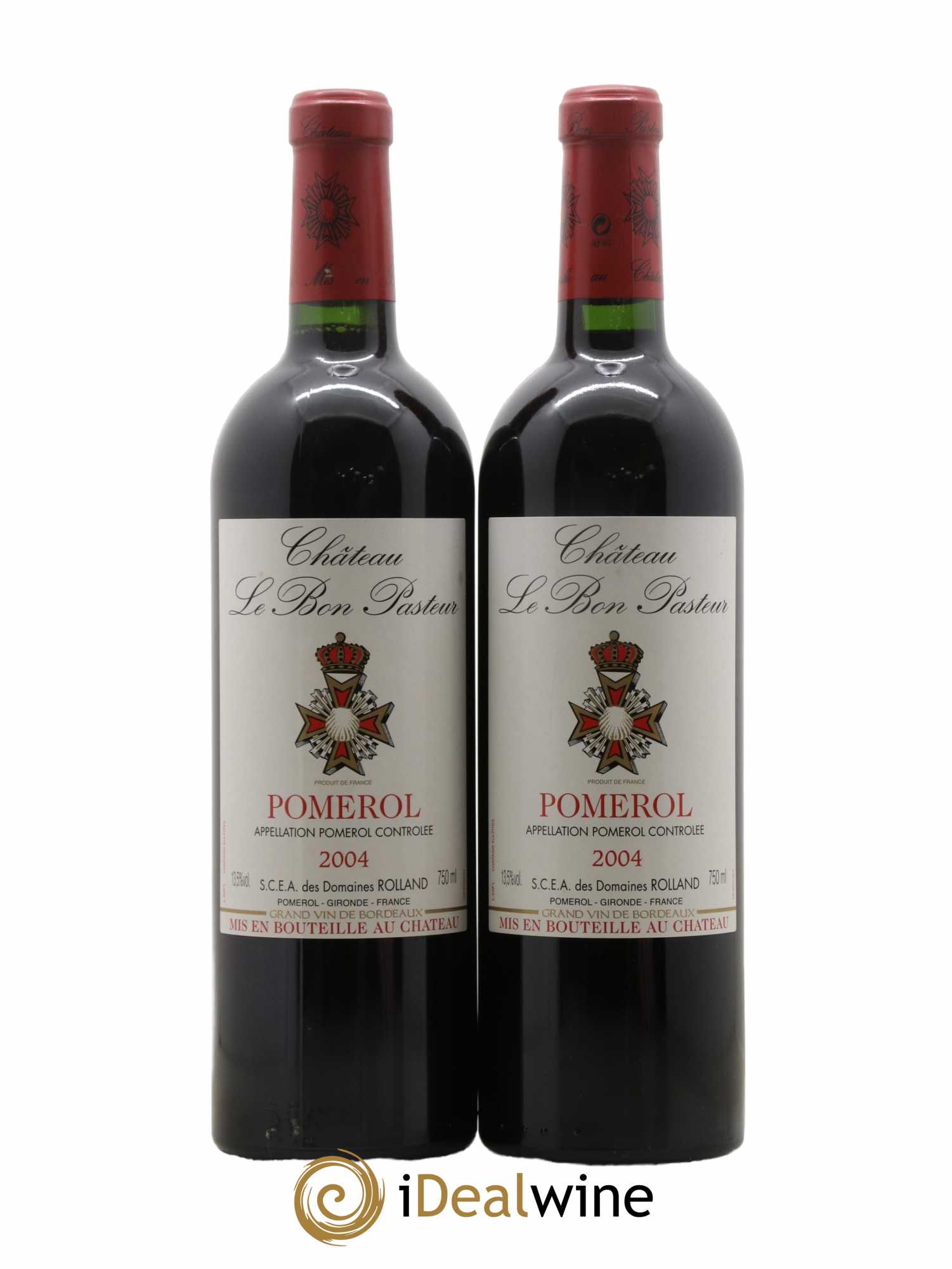 Château le Bon Pasteur 2004 - Lot de 2 bouteilles - 0