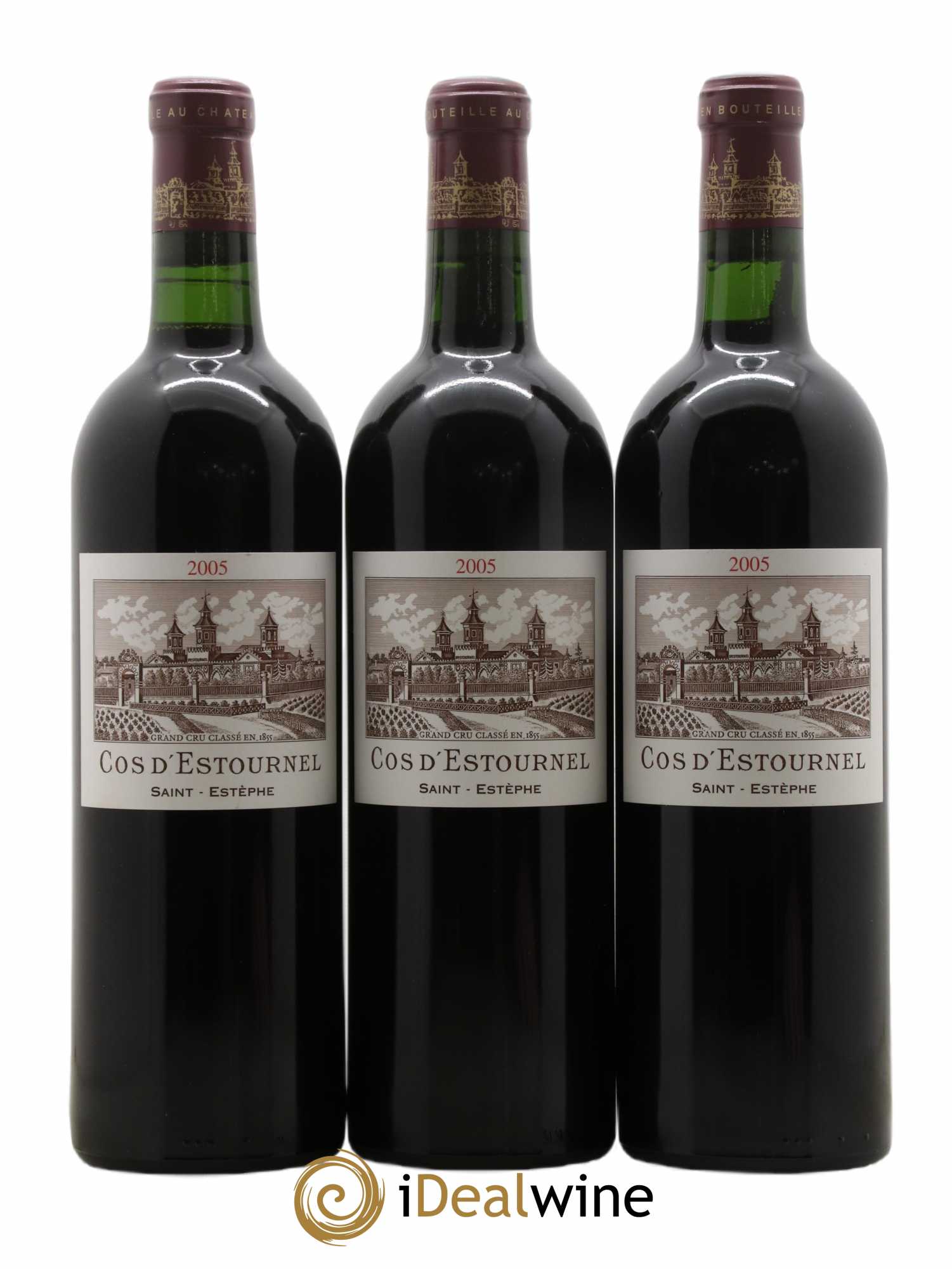 Cos d'Estournel 2ème Grand Cru Classé 2005 - Lot de 3 bouteilles - 0