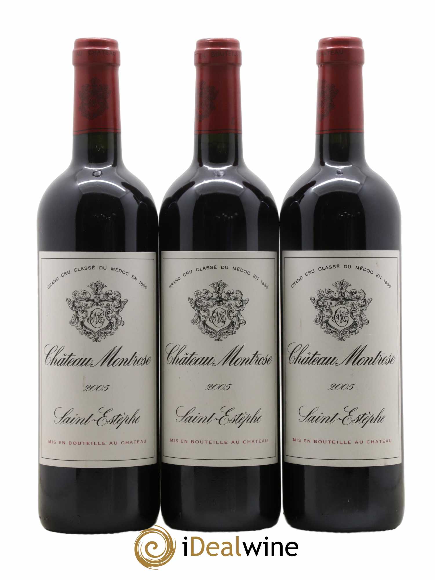 Château Montrose 2ème Grand Cru Classé 2005 - Lot de 3 bouteilles - 0