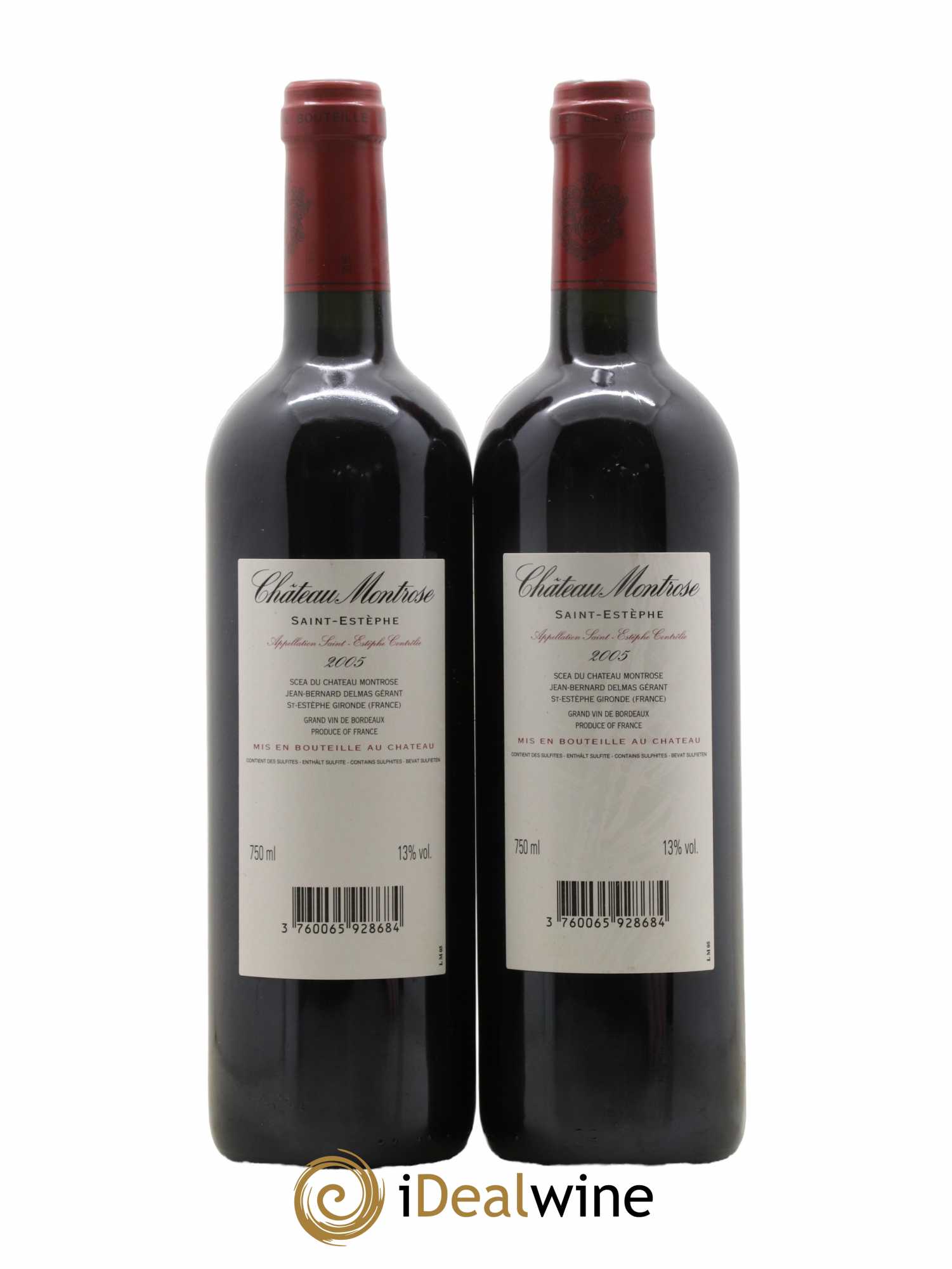Château Montrose 2ème Grand Cru Classé 2005 - Lot de 2 bouteilles - 1