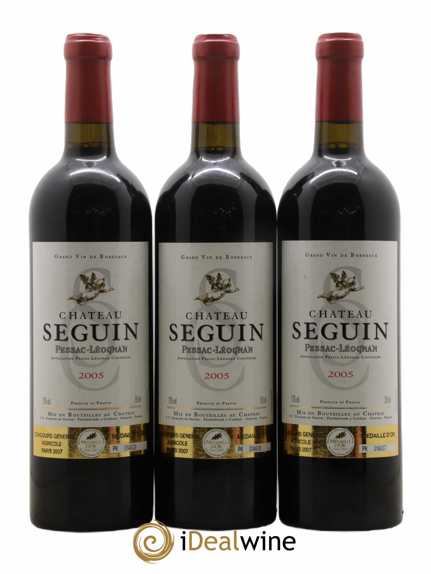 Pessac-Léognan 2005 - Posten von 3 Flaschen - 0